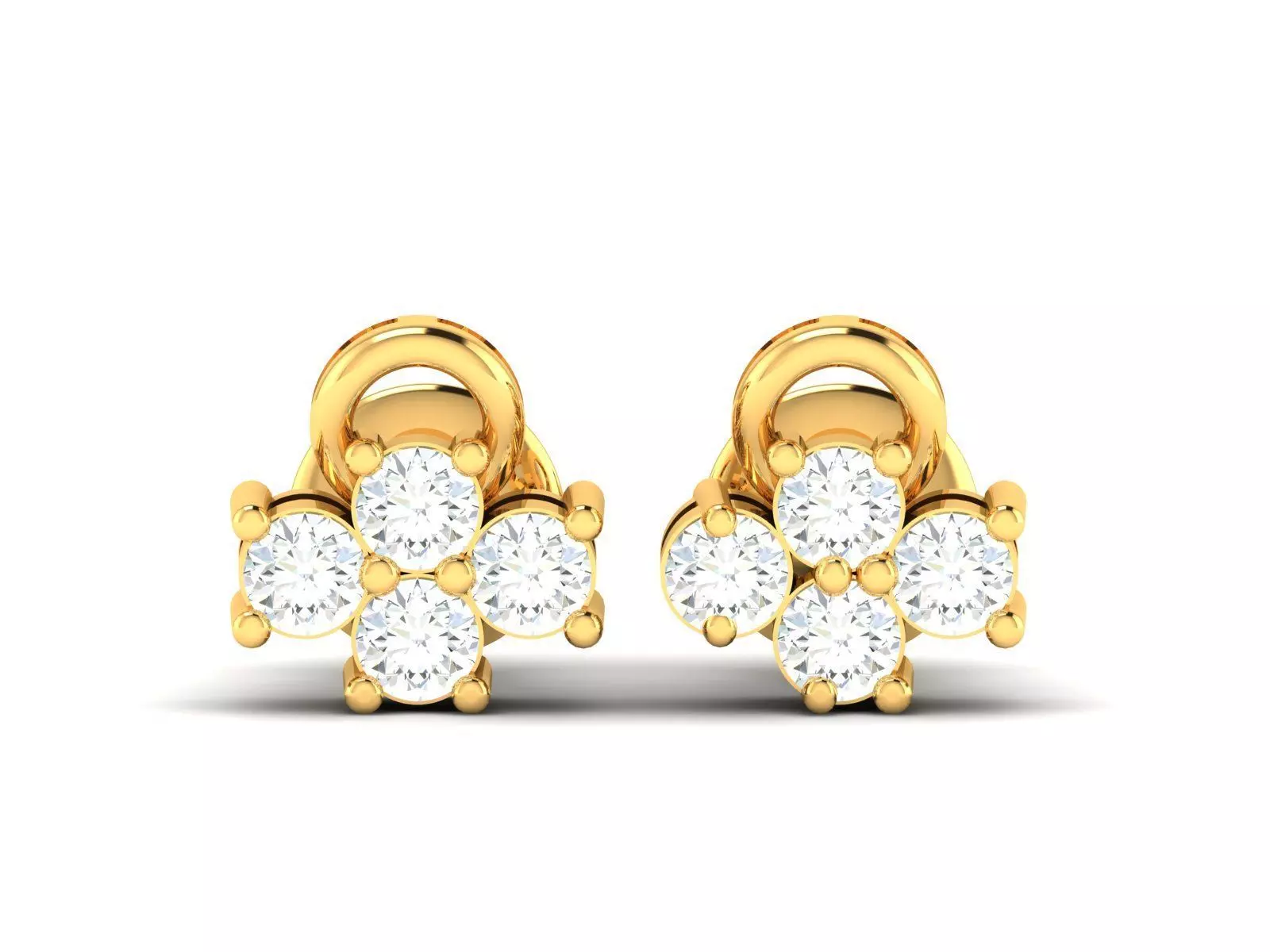 Women earrings 3dm render detail 3D print model 3D print model