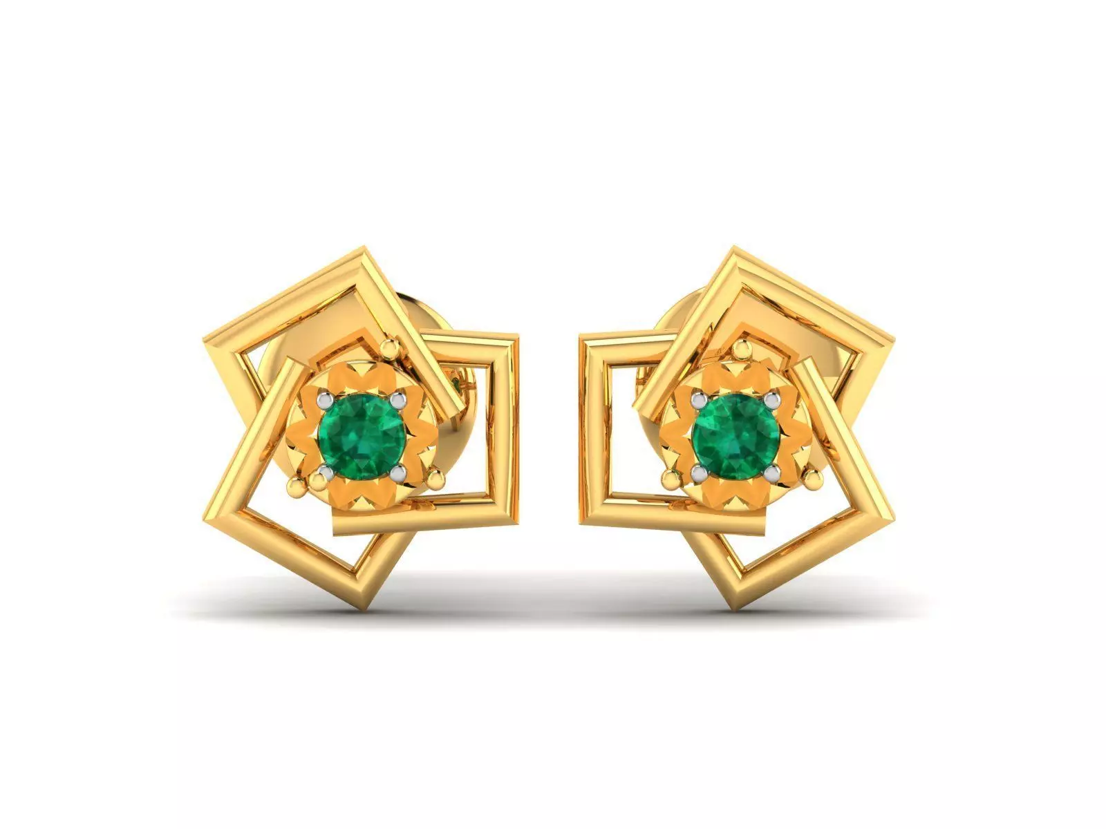 Women earrings 3dm render detail 3D print model 3D print model