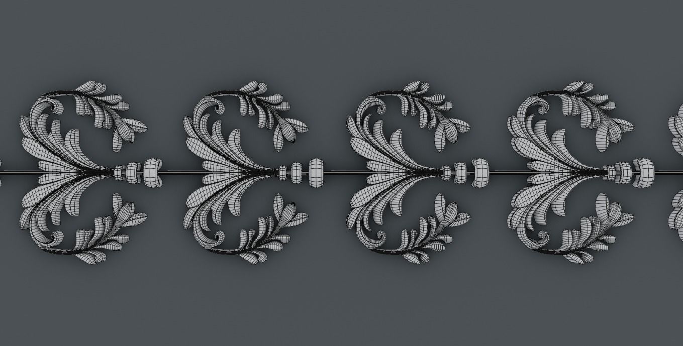 ornament baroque V3 3D model_15