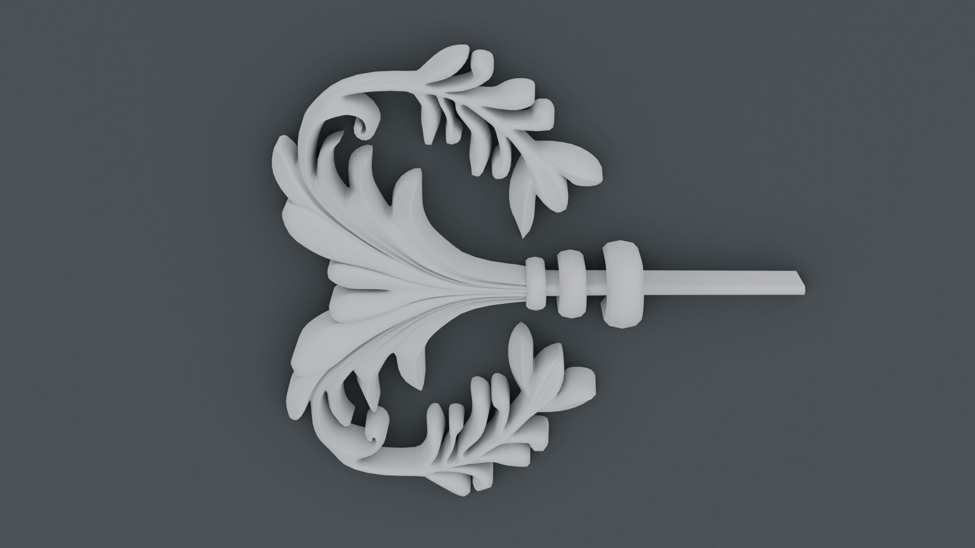ornament baroque V3 3D model_2