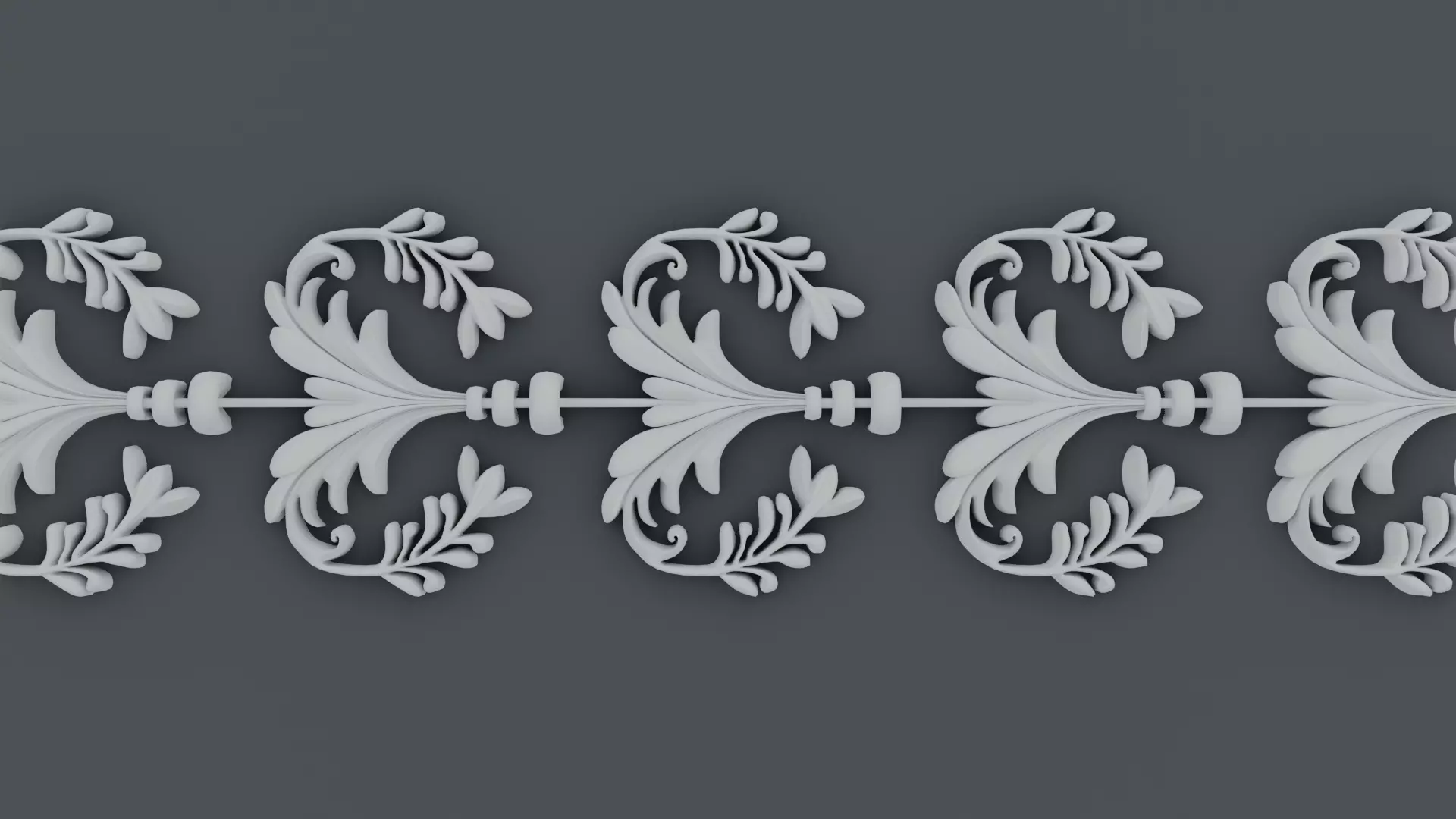 ornament baroque V3 3D model_0