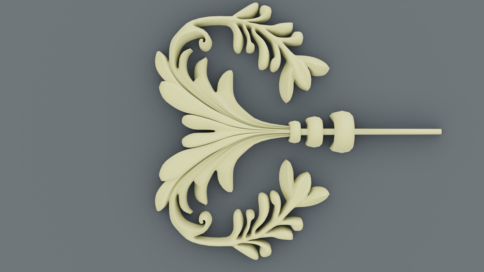 ornament baroque V3 3D model_9