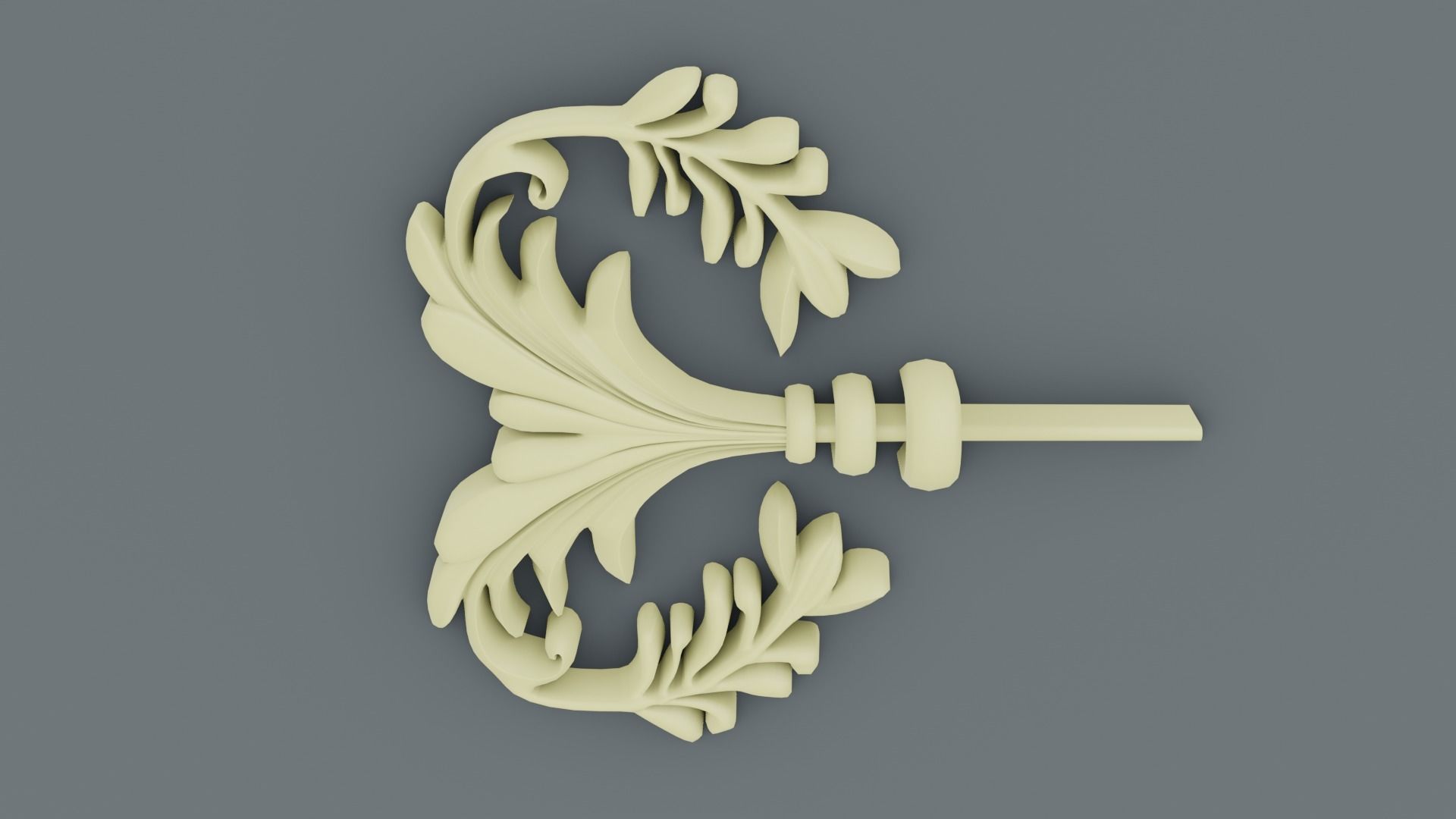 ornament baroque V3 3D model_4