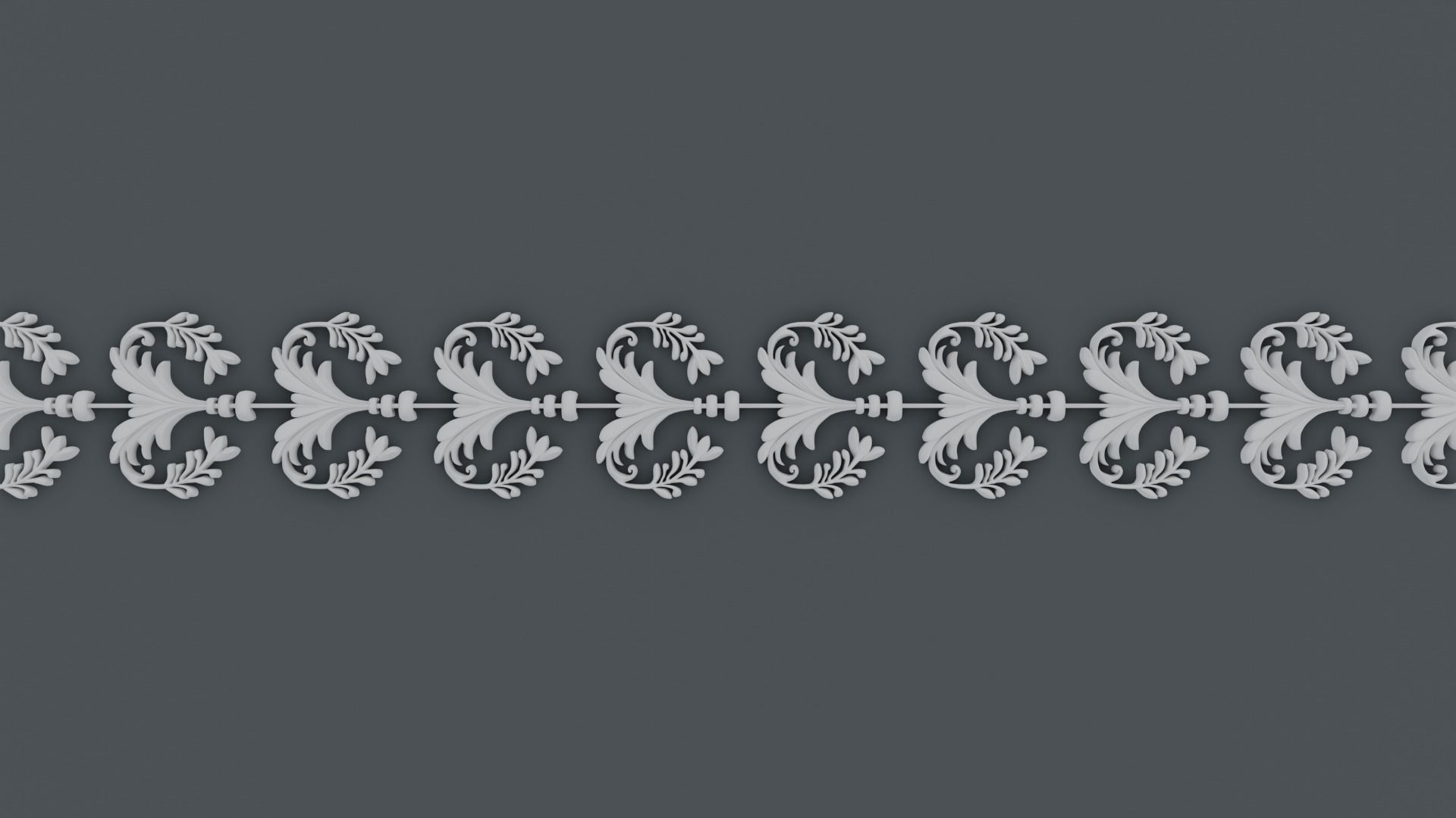 ornament baroque V3 3D model_8