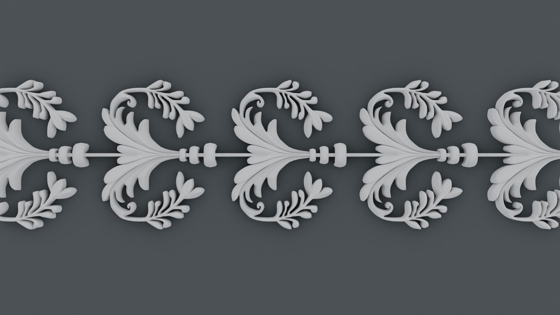 ornament baroque V3 3D model_6