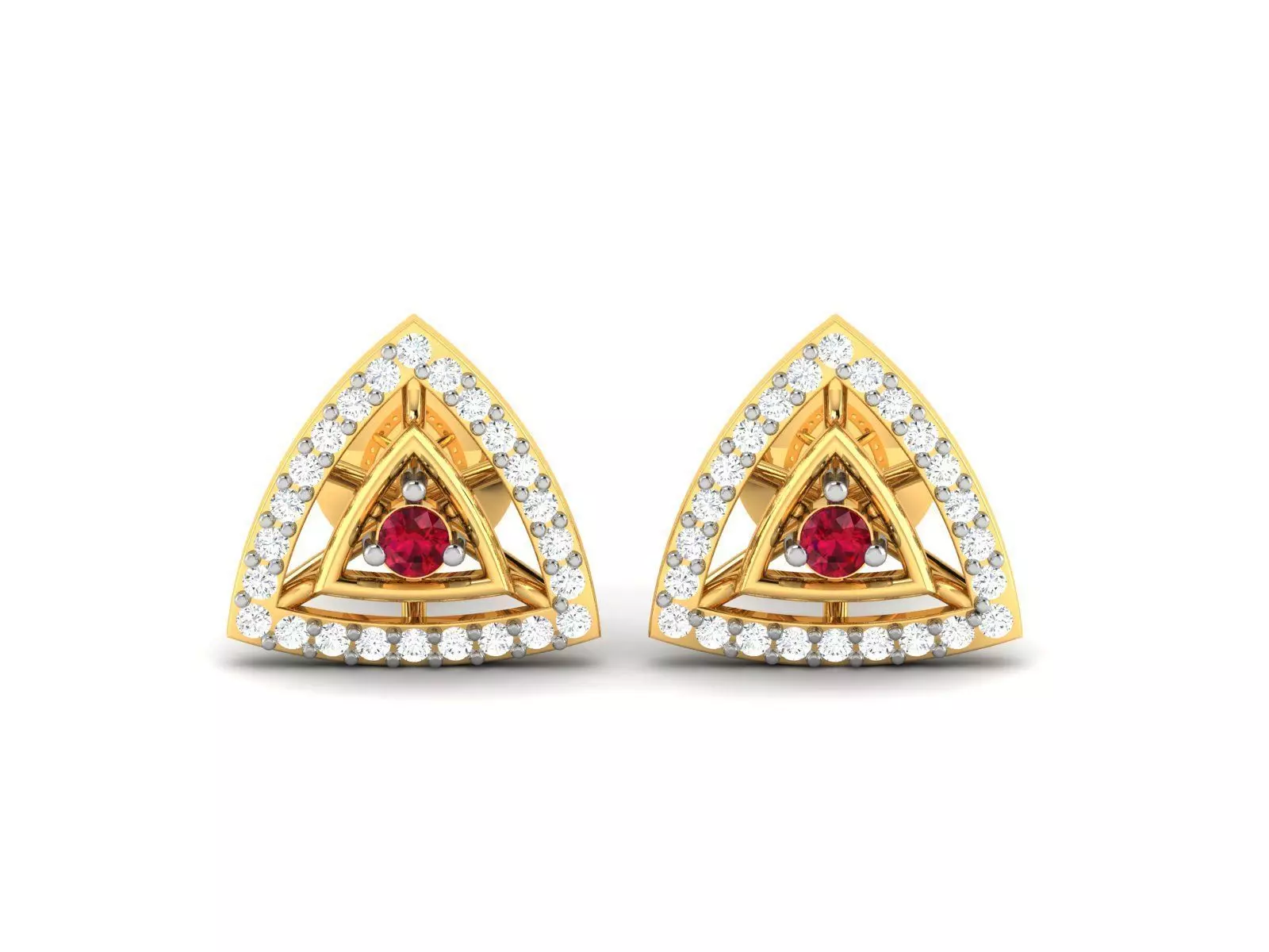 Women earrings 3dm render detail 3D print model 3D print model
