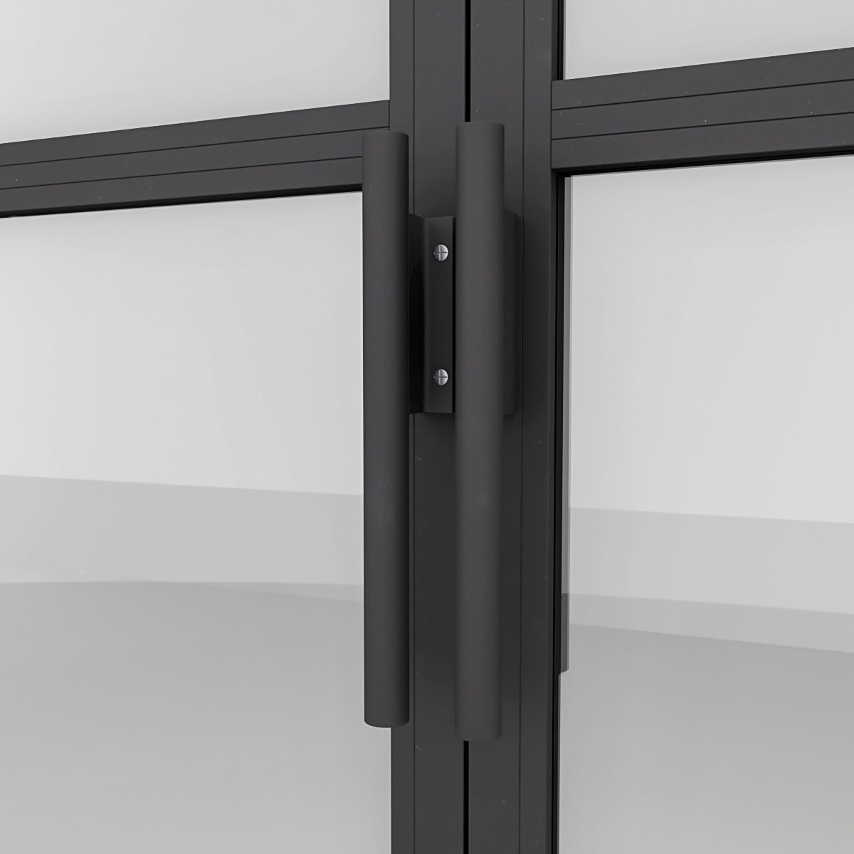 Aluminium door 5 3D model_2