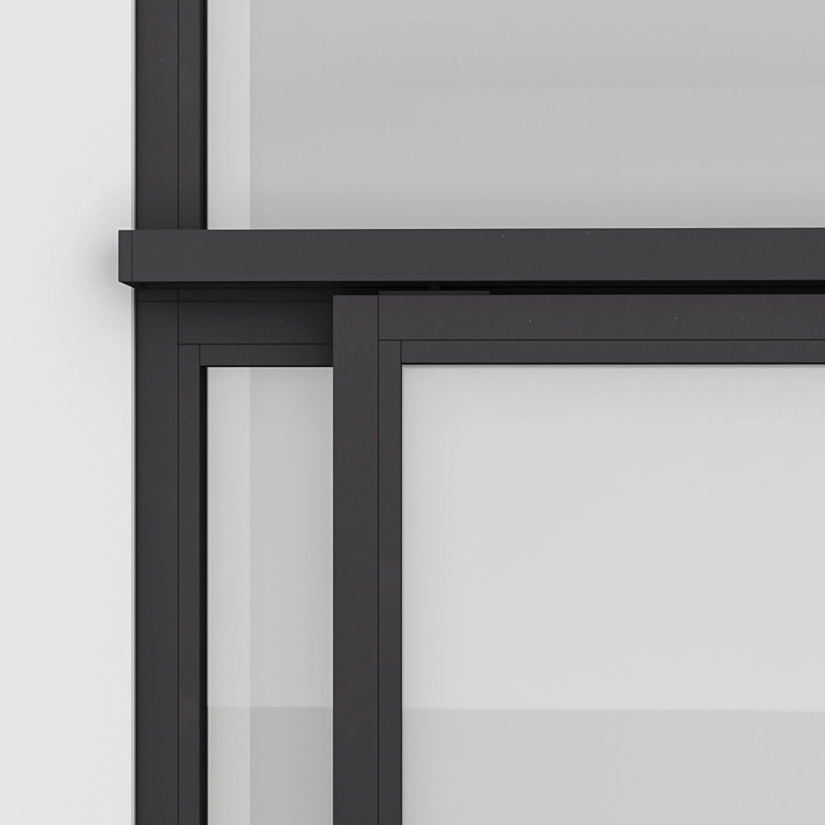 Aluminium door 5 3D model_4