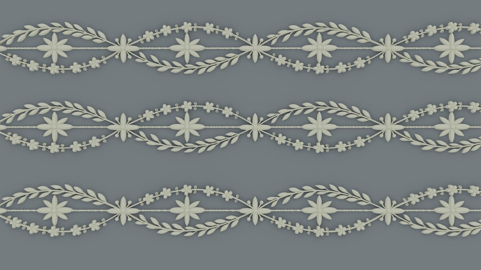 ornament baroque V4 3D model_1