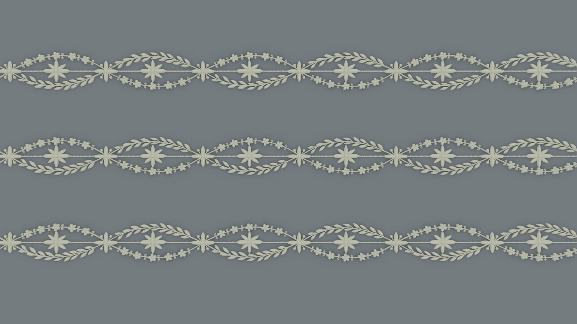 ornament baroque V4 3D model_2