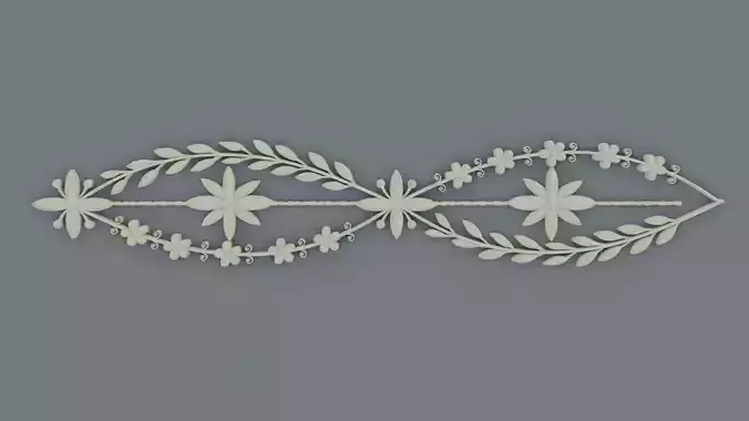 ornament baroque V4 3D model ornament baroque V4 3D model