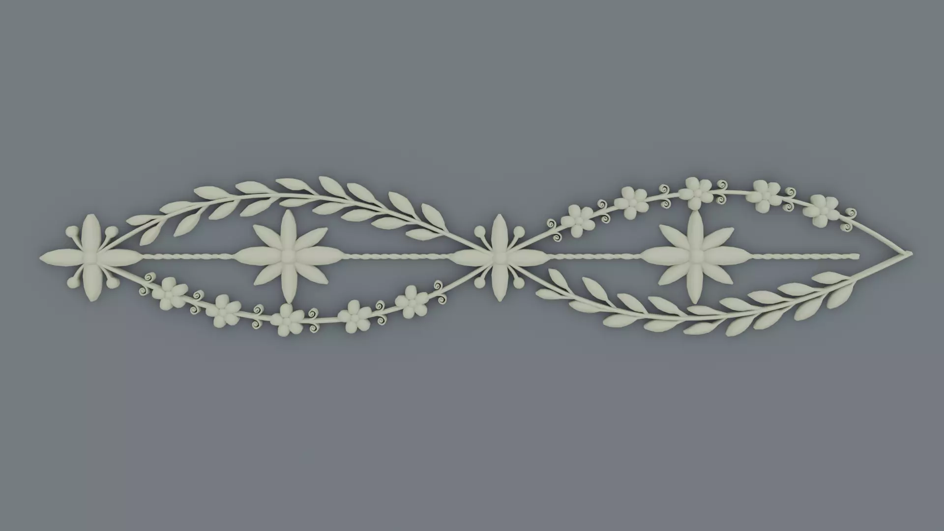 ornament baroque V4 3D model_0