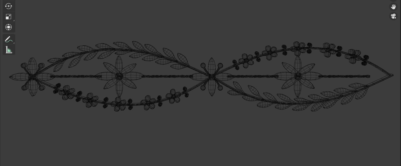 ornament baroque V4 3D model_8