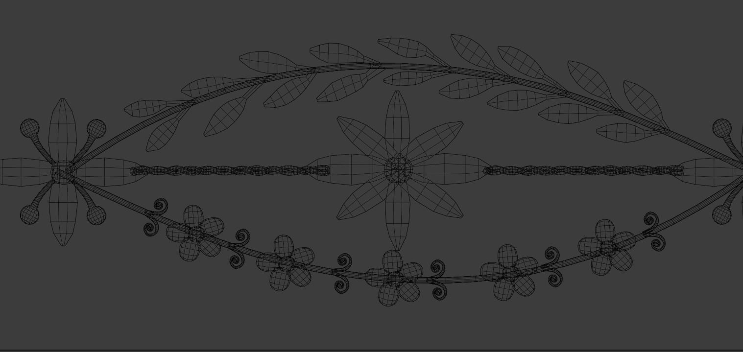 ornament baroque V4 3D model_9