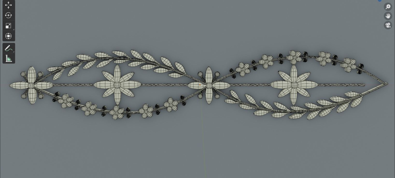 ornament baroque V4 3D model_7