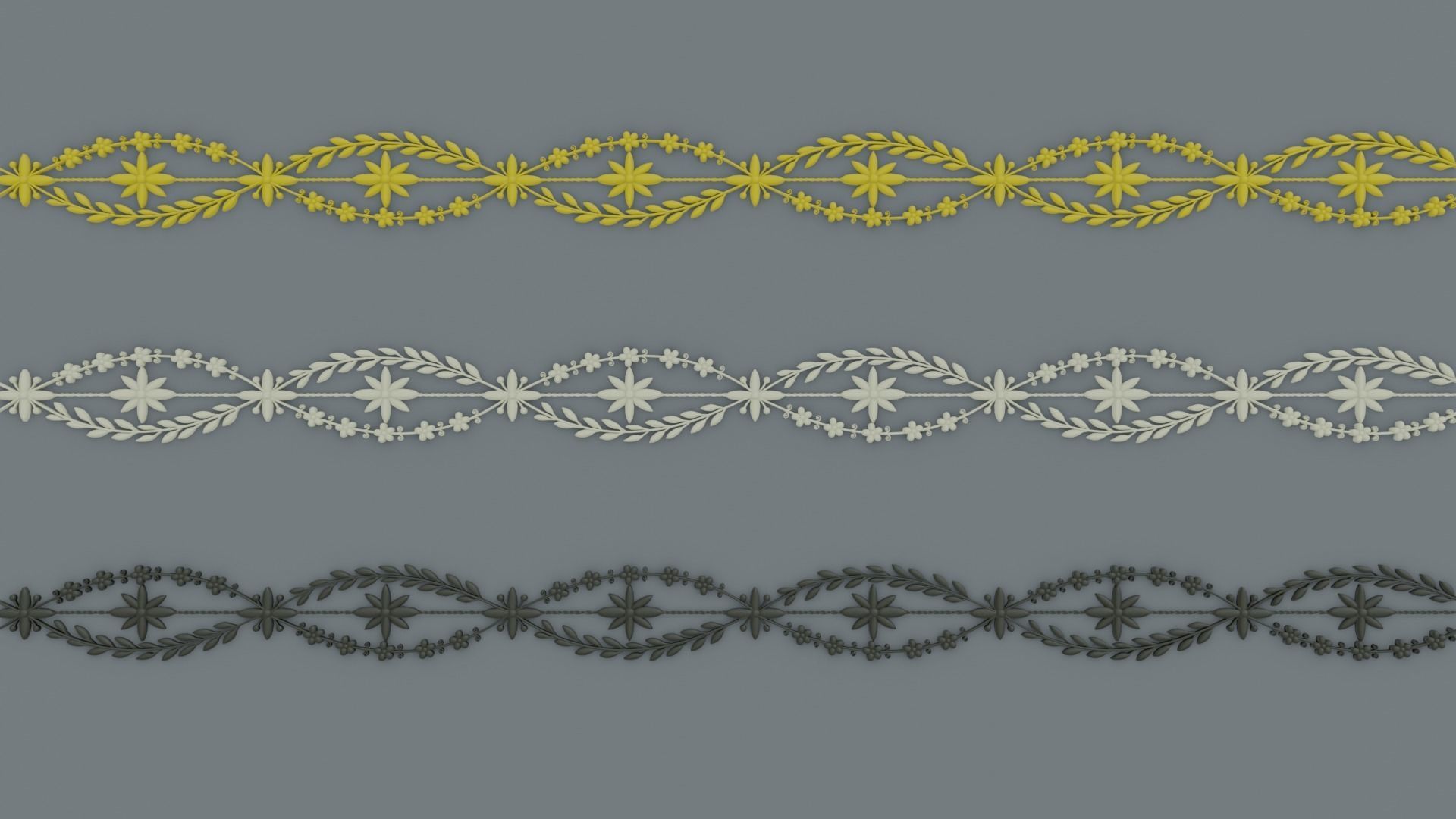 ornament baroque V4 3D model_3