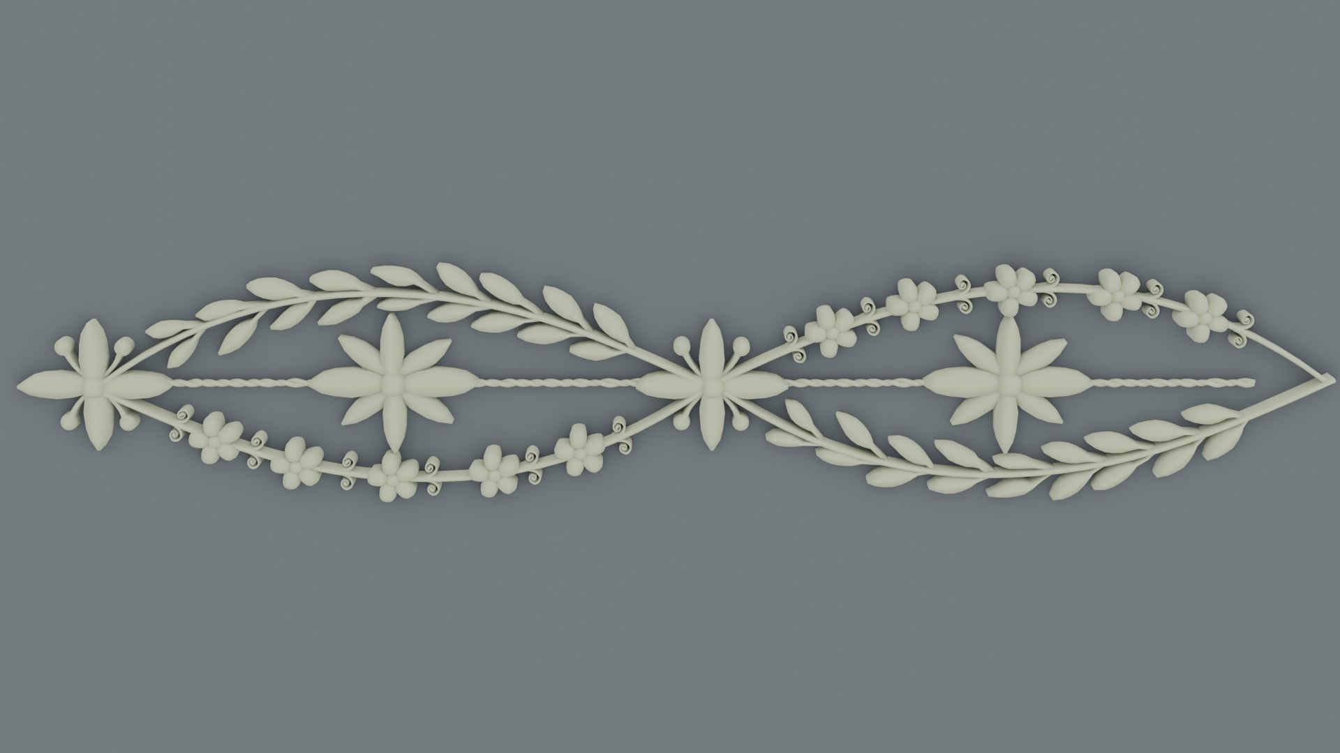 ornament baroque V4 3D model_6