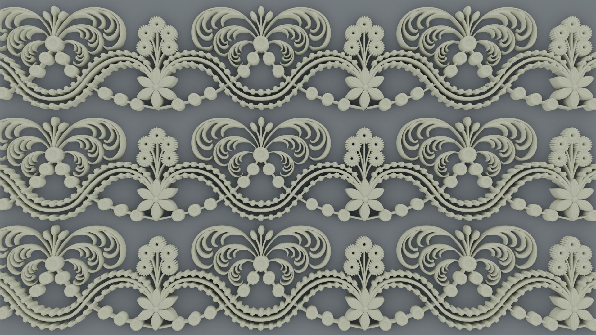 ornament baroque V5 3D model_2