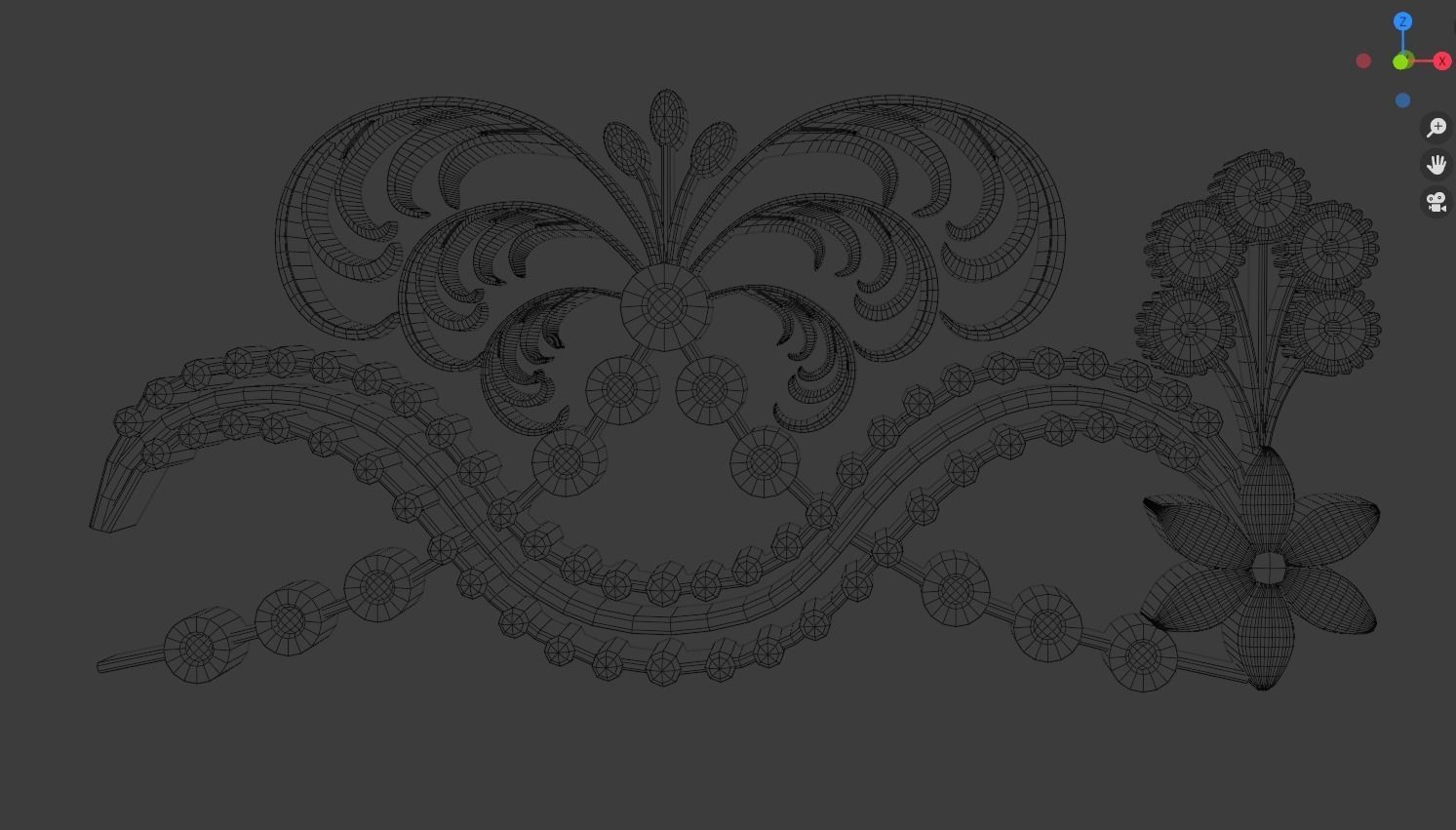 ornament baroque V5 3D model_9