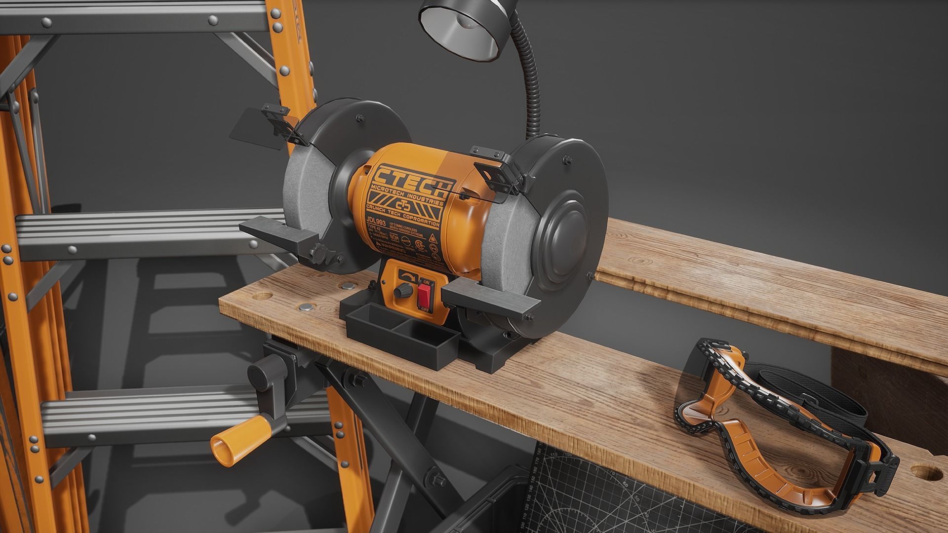 Power Tools Pack Low-poly 3D model_15