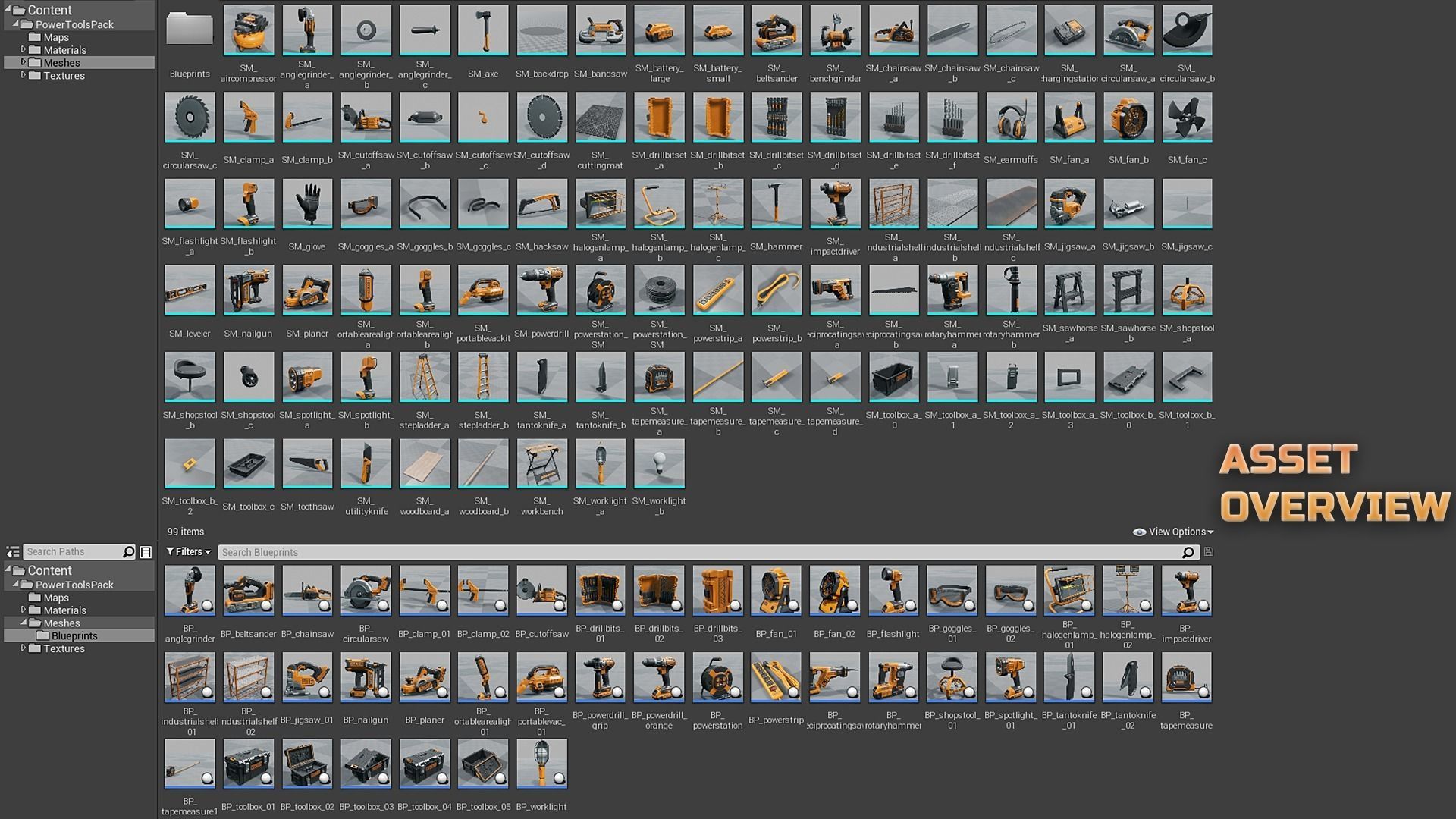 Power Tools Pack Low-poly 3D model_20