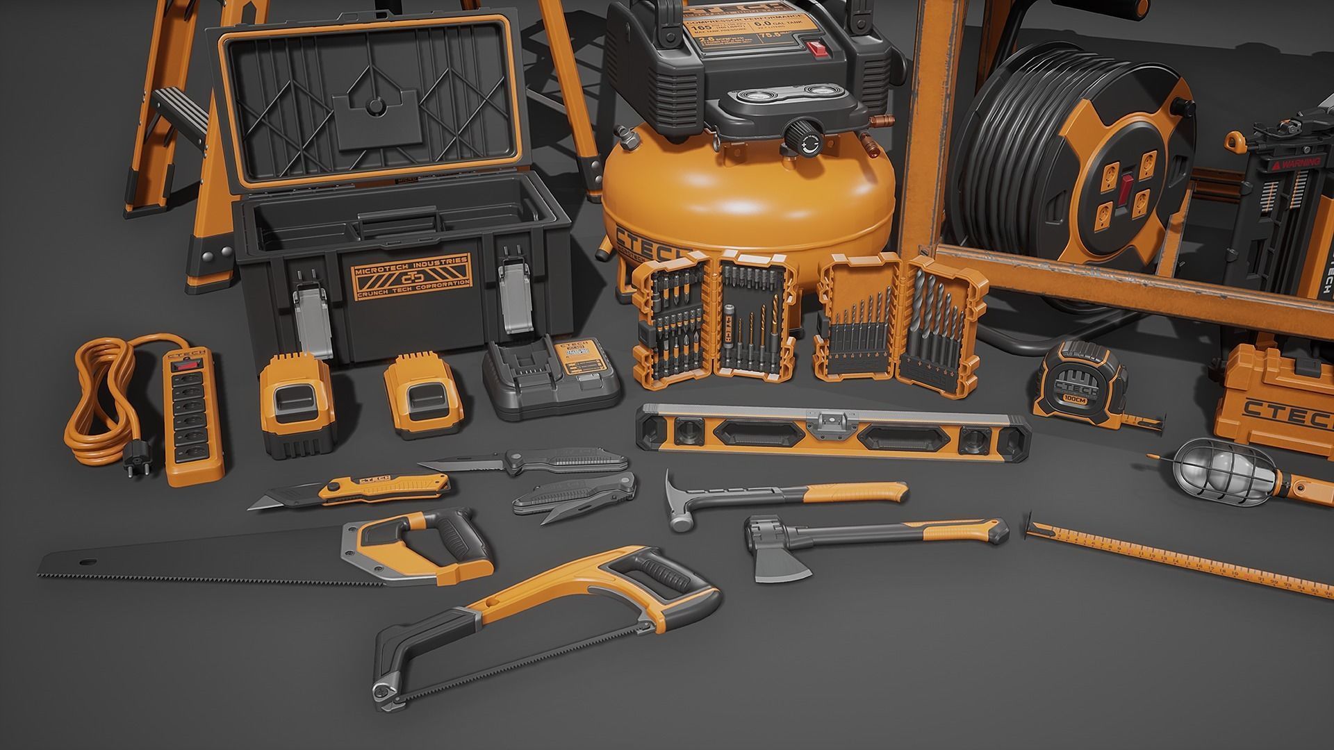 Power Tools Pack Low-poly 3D model_11