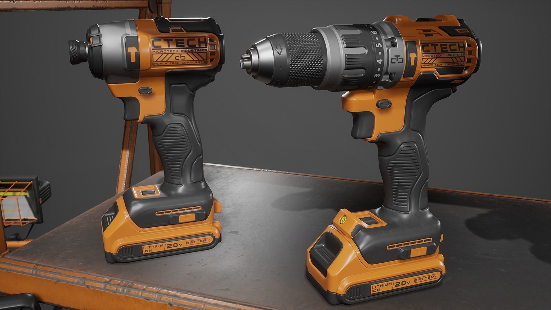 Power Tools Pack Low-poly 3D model_13