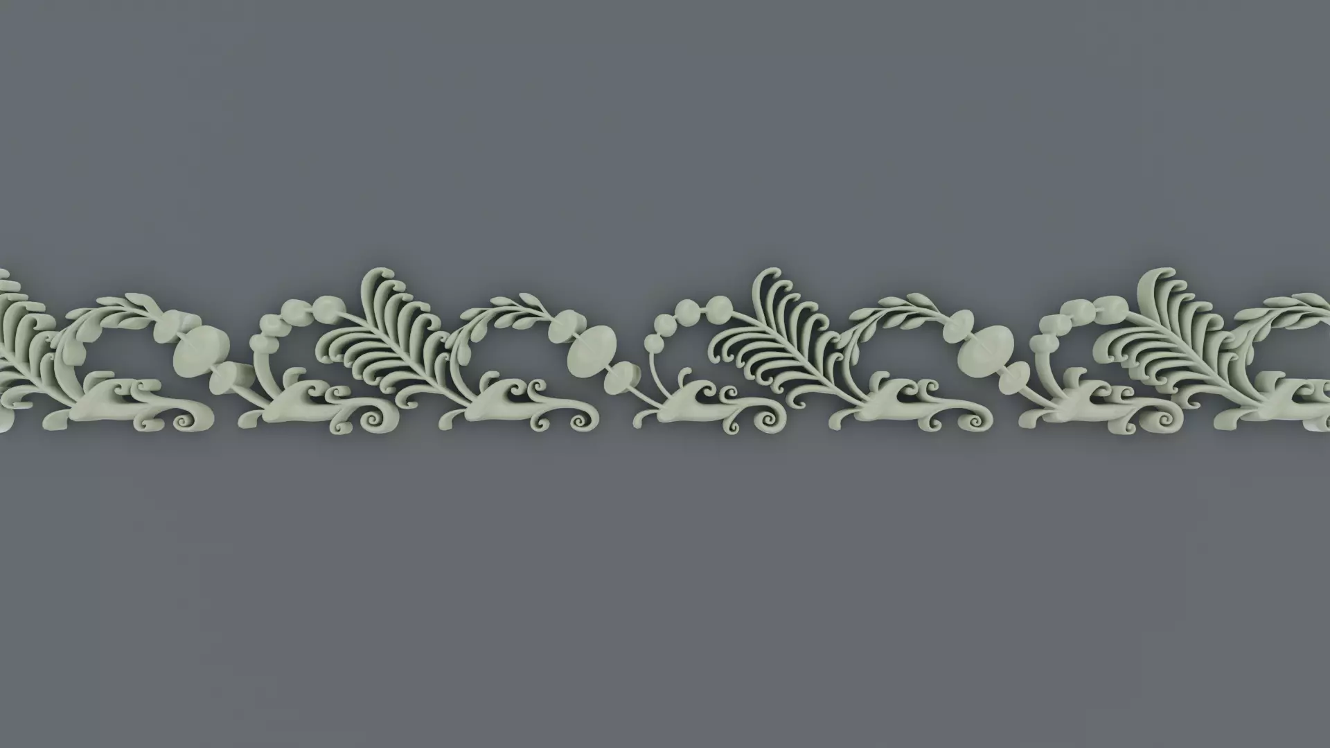 ornament baroque V6 3D model_0