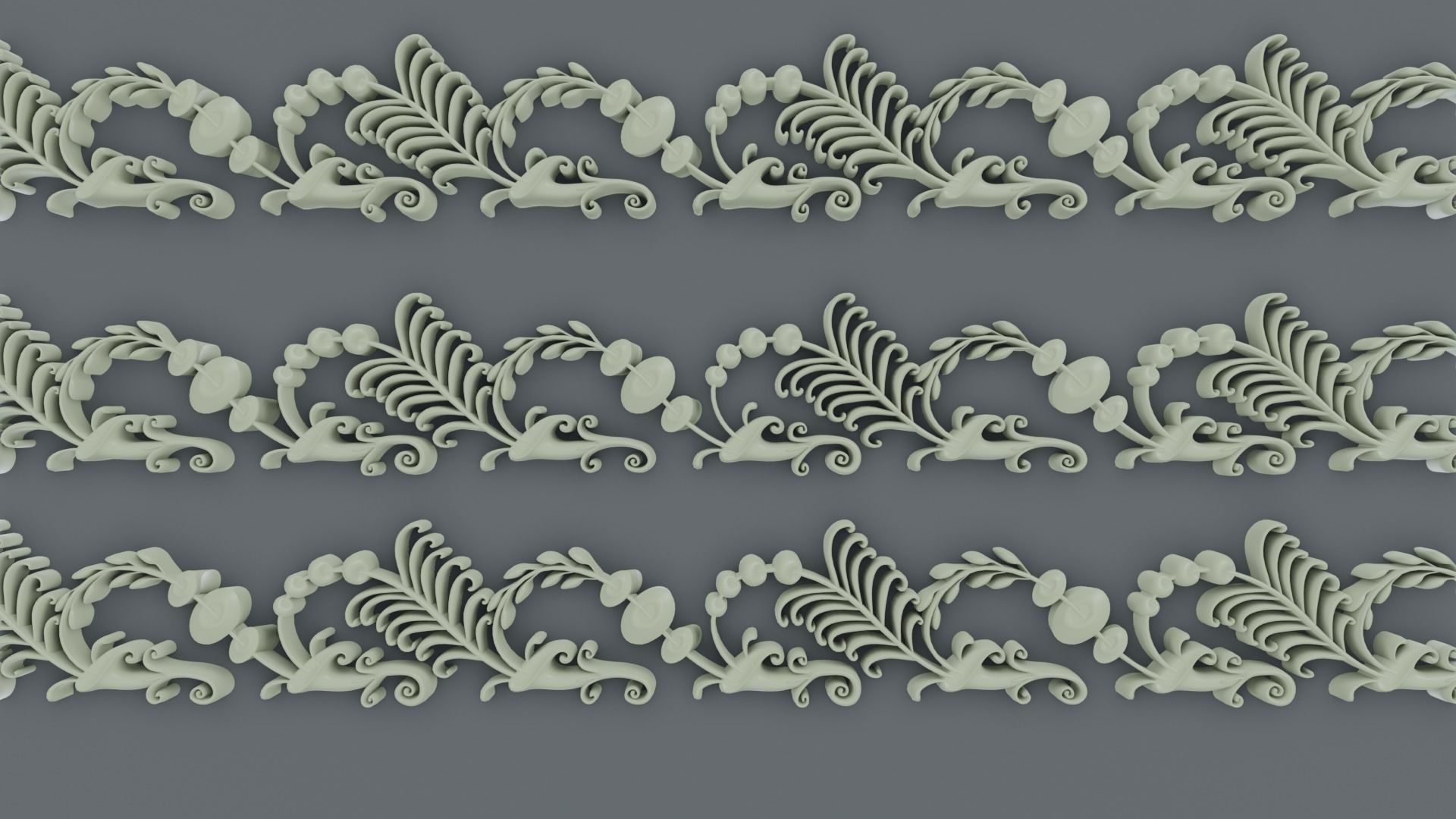 ornament baroque V6 3D model_1