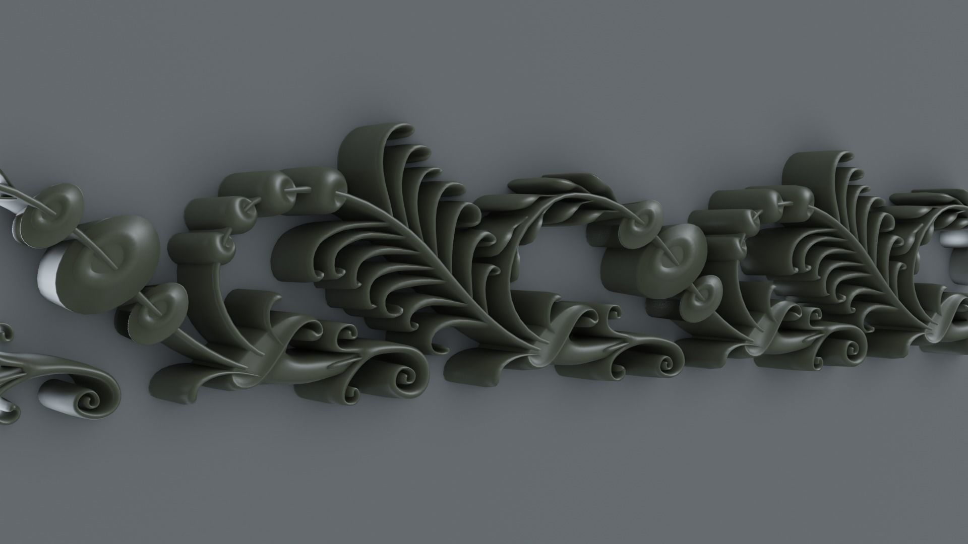 ornament baroque V6 3D model_11