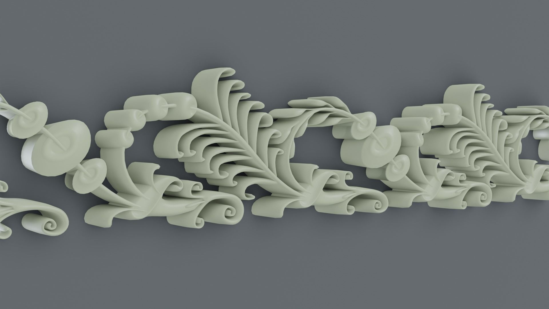 ornament baroque V6 3D model_2