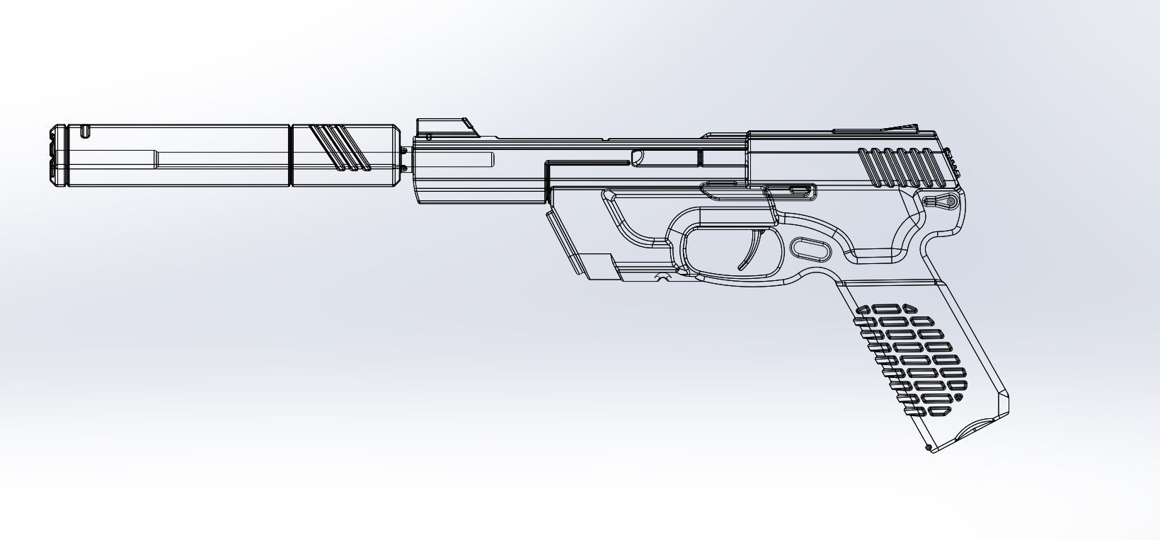 Valorant Ghost Pistol Basic Model 3D model_1