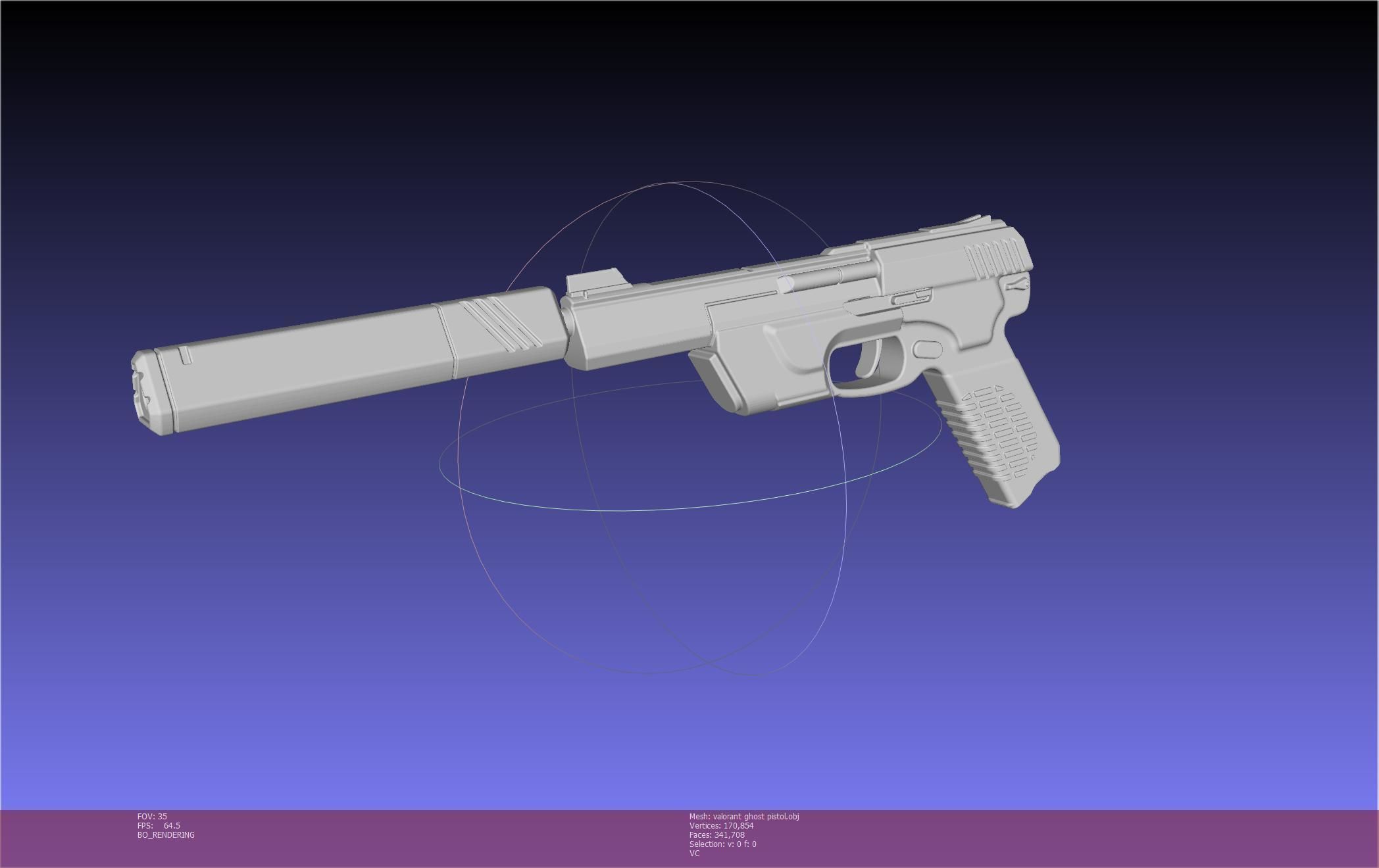 Valorant Ghost Pistol Basic Model 3D model_97