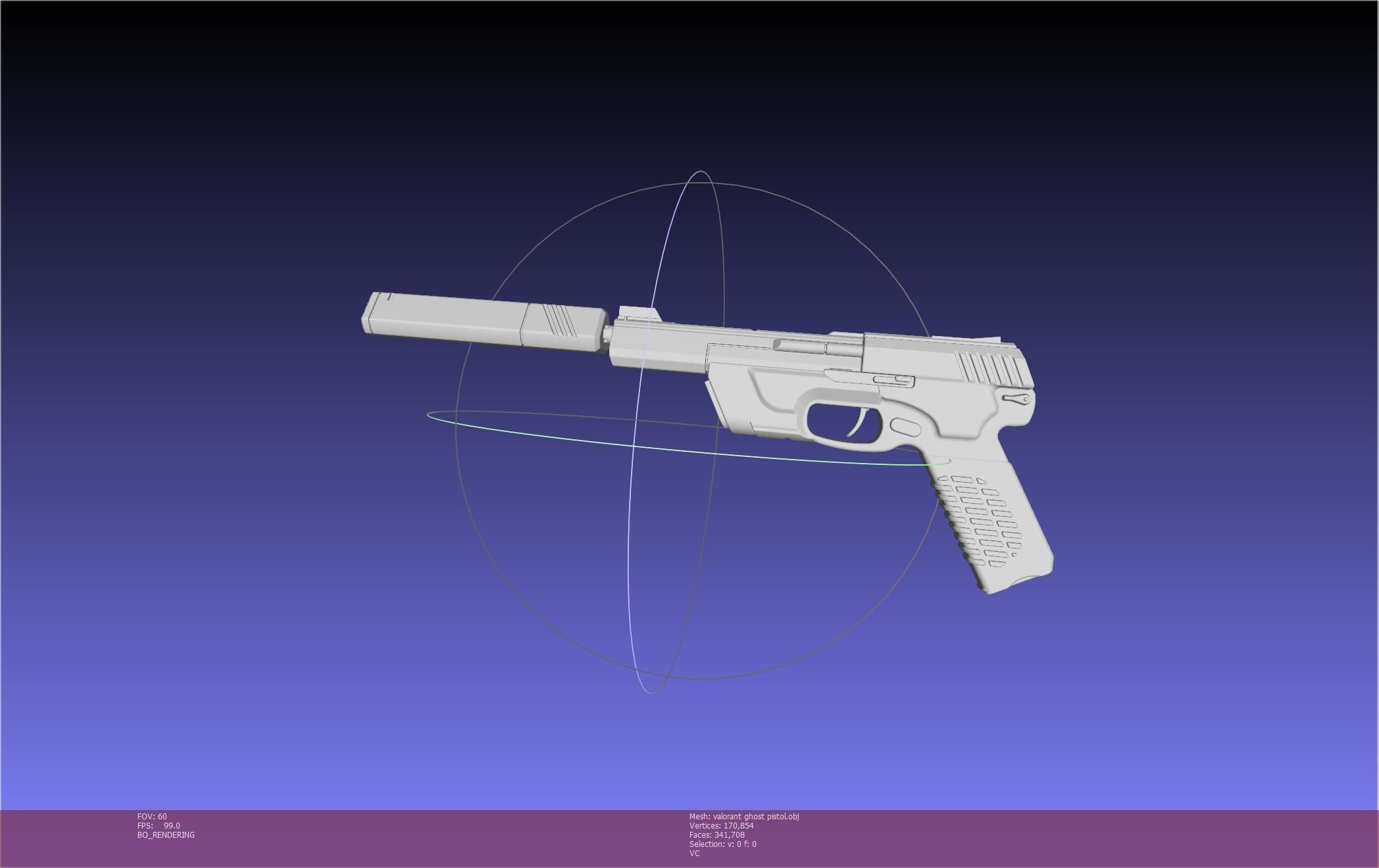 Valorant Ghost Pistol Basic Model 3D model_18