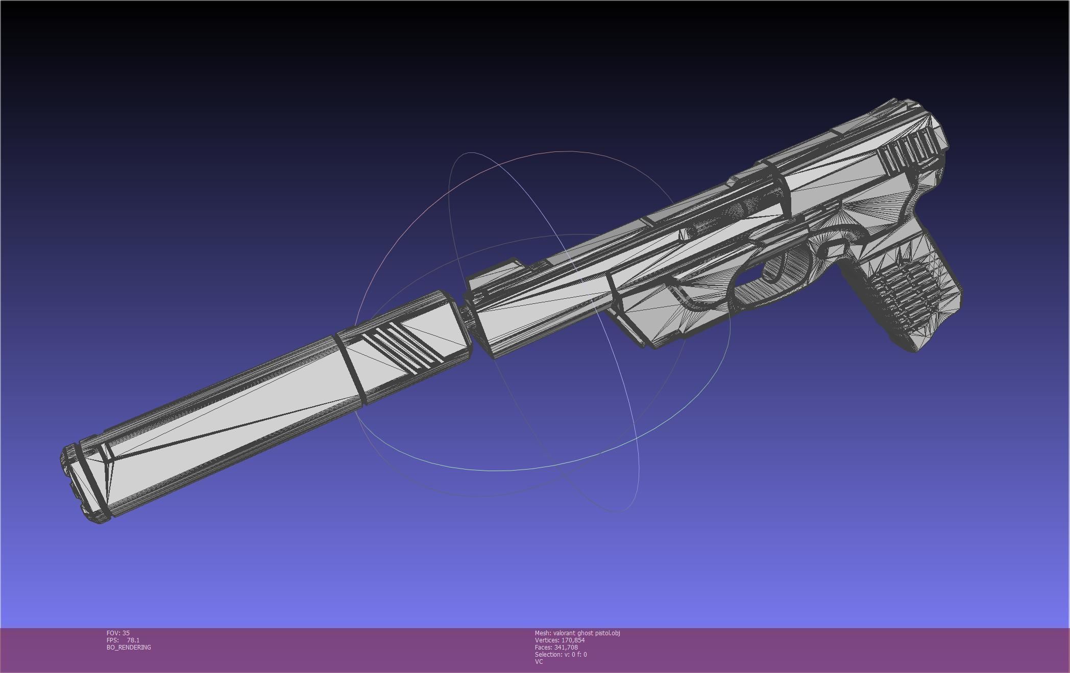 Valorant Ghost Pistol Basic Model 3D model_98