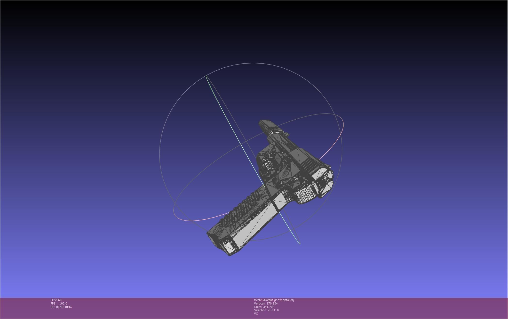 Valorant Ghost Pistol Basic Model 3D model_76