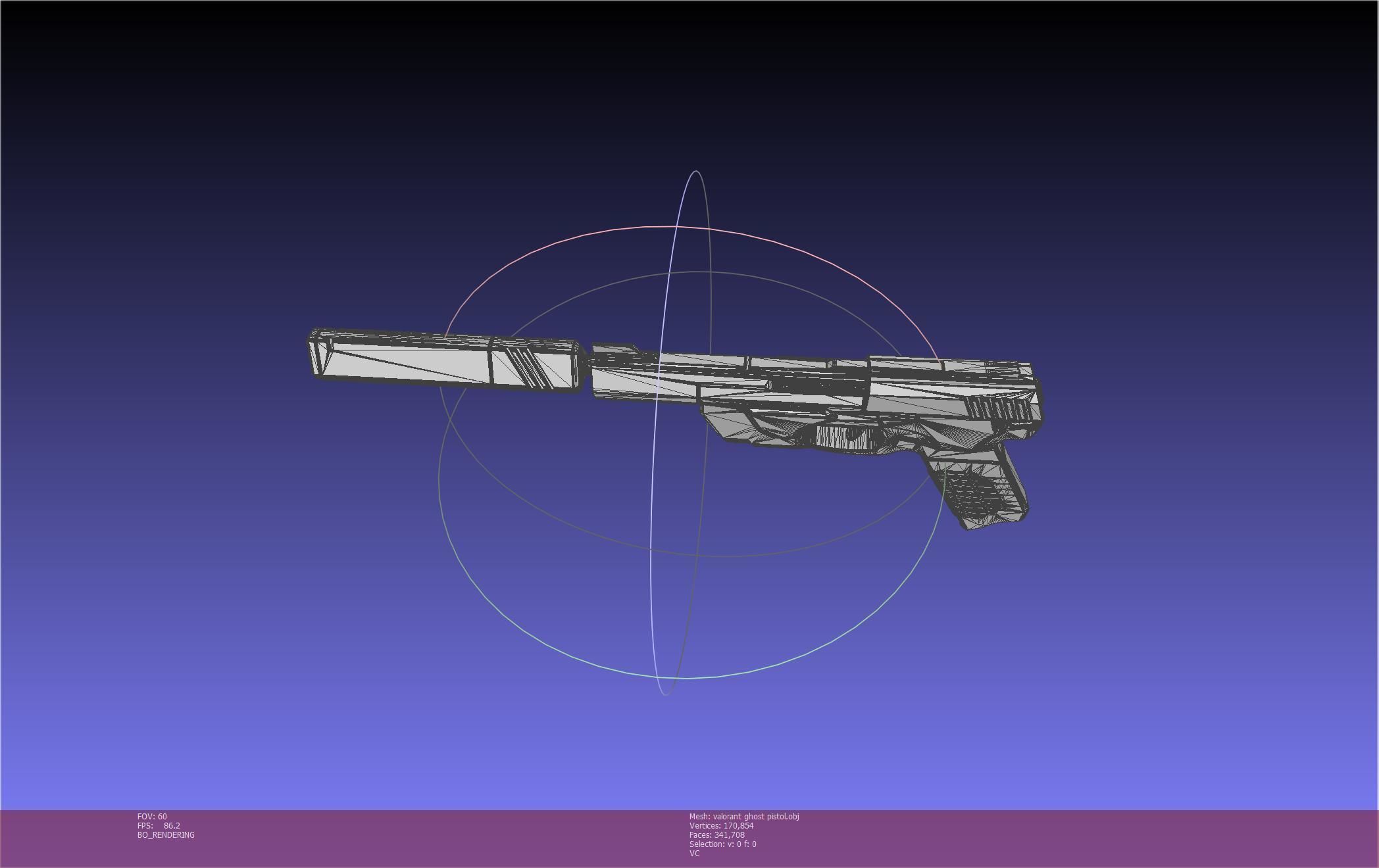 Valorant Ghost Pistol Basic Model 3D model_83