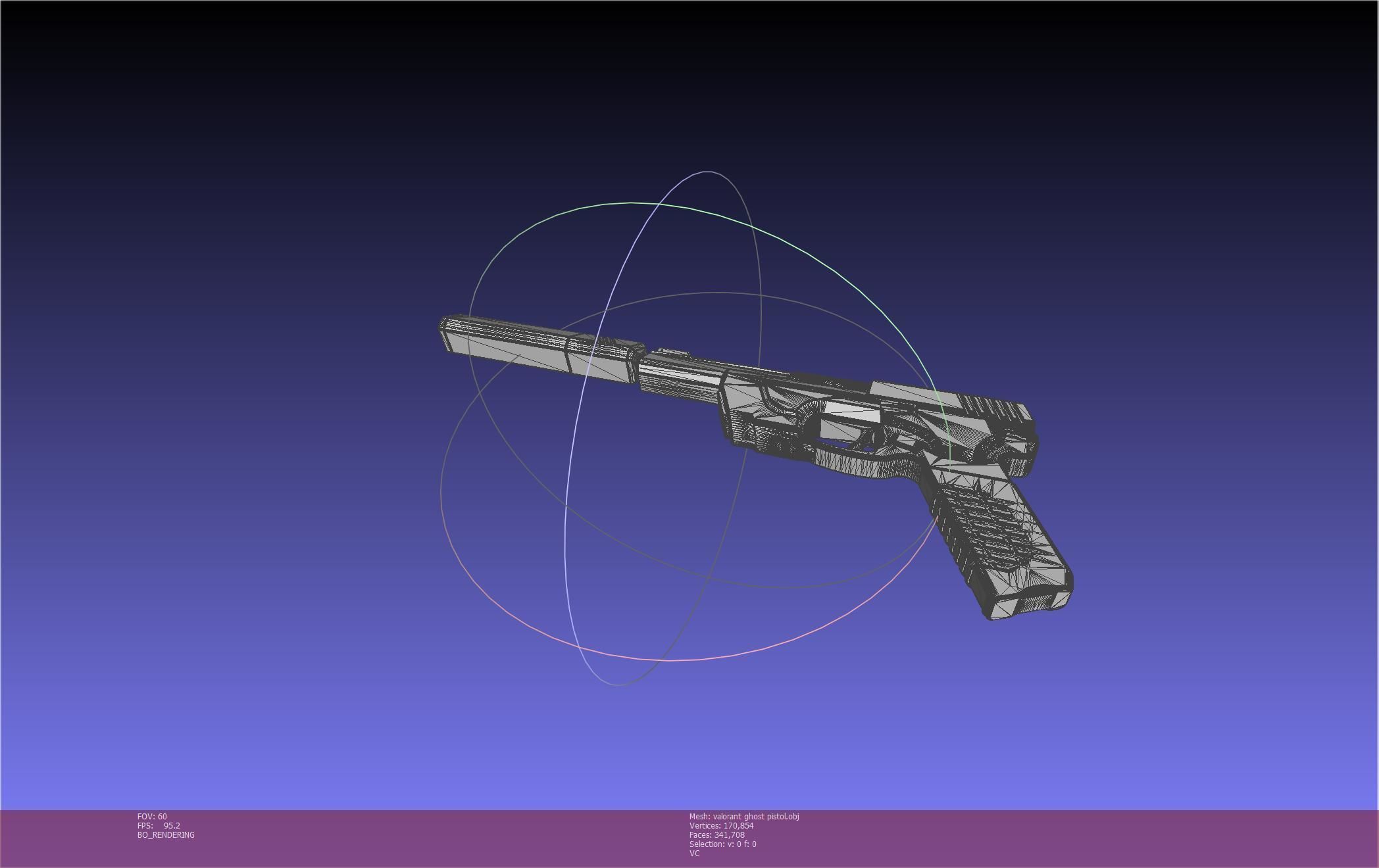 Valorant Ghost Pistol Basic Model 3D model_65