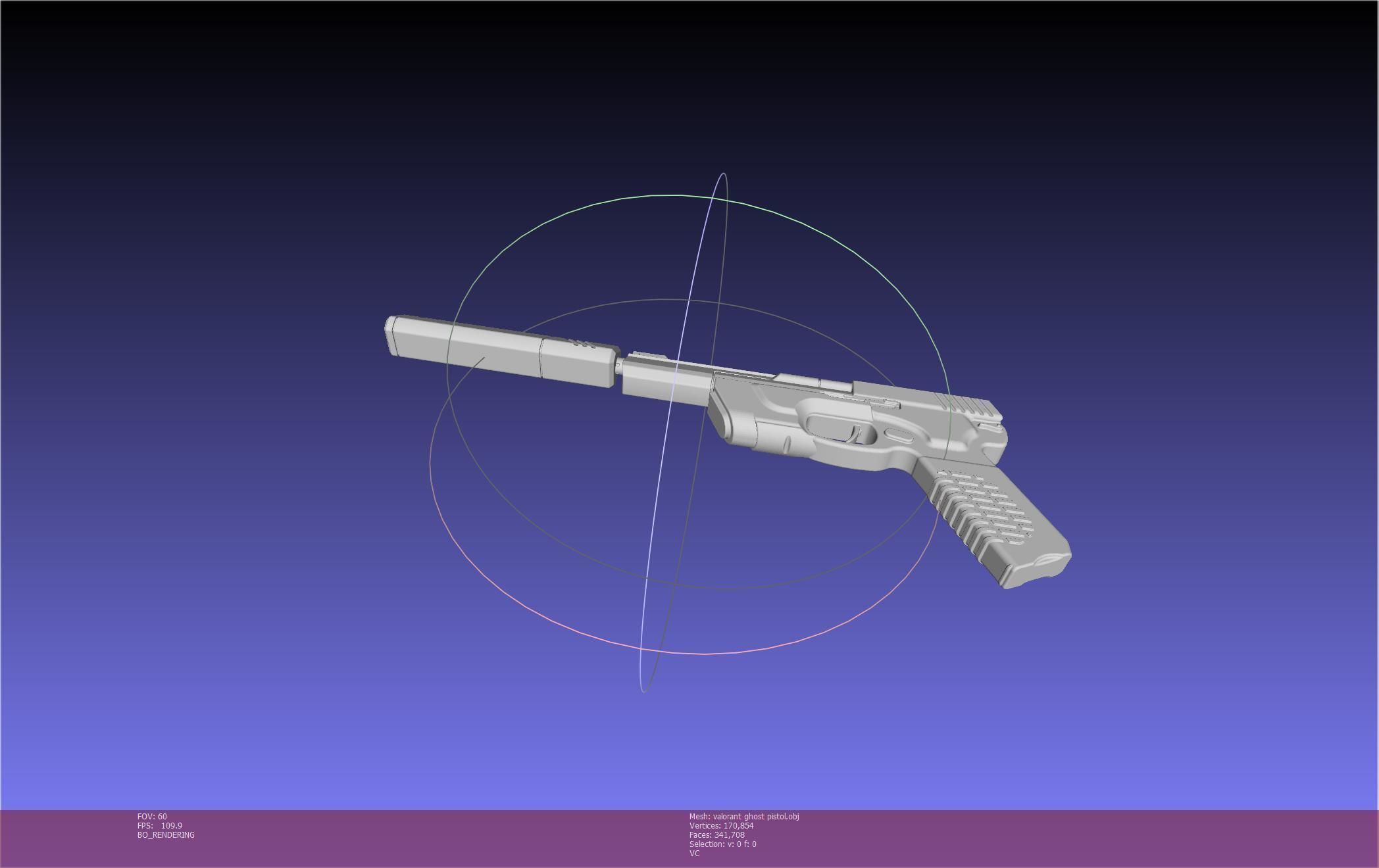 Valorant Ghost Pistol Basic Model 3D model_62