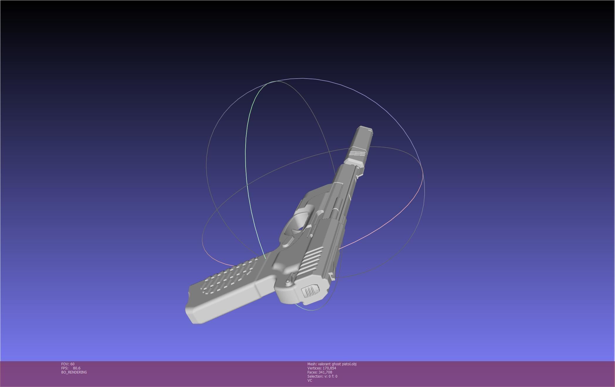 Valorant Ghost Pistol Basic Model 3D model_58