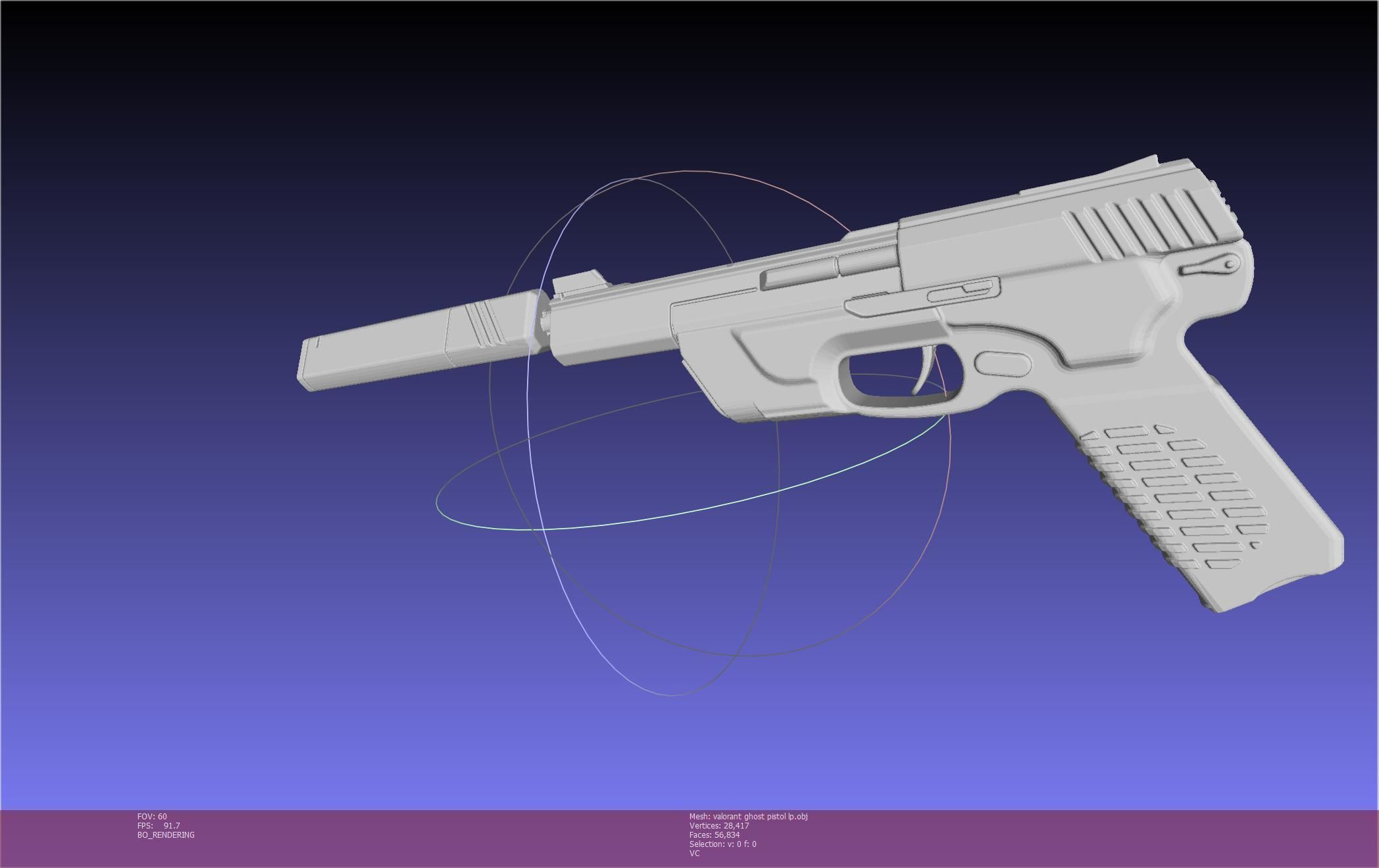 Valorant Ghost Pistol Basic Model 3D model_120