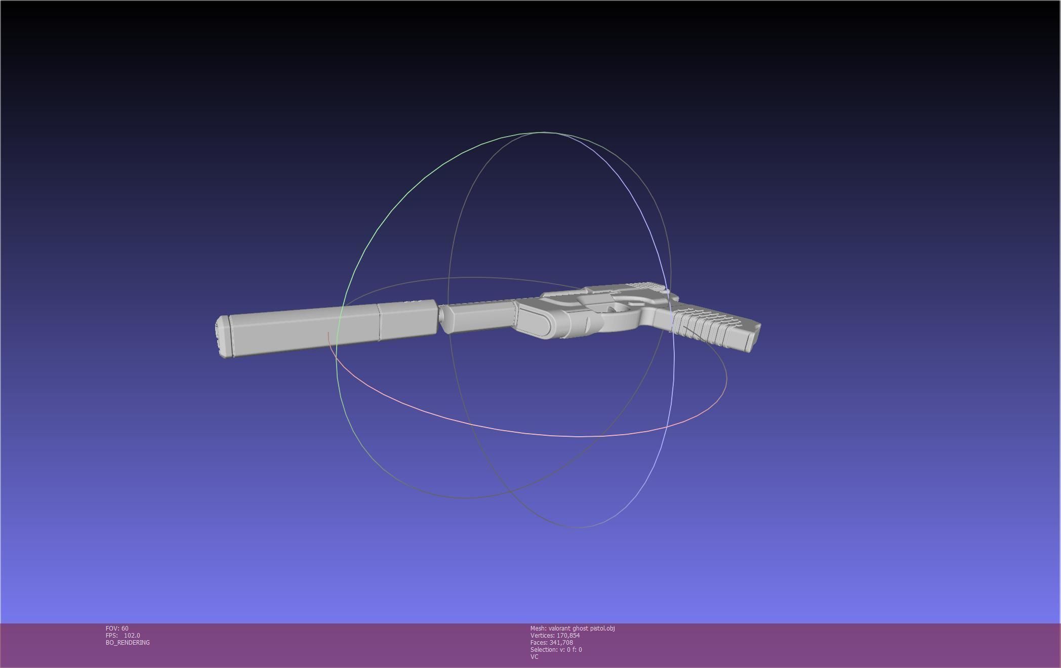 Valorant Ghost Pistol Basic Model 3D model_28