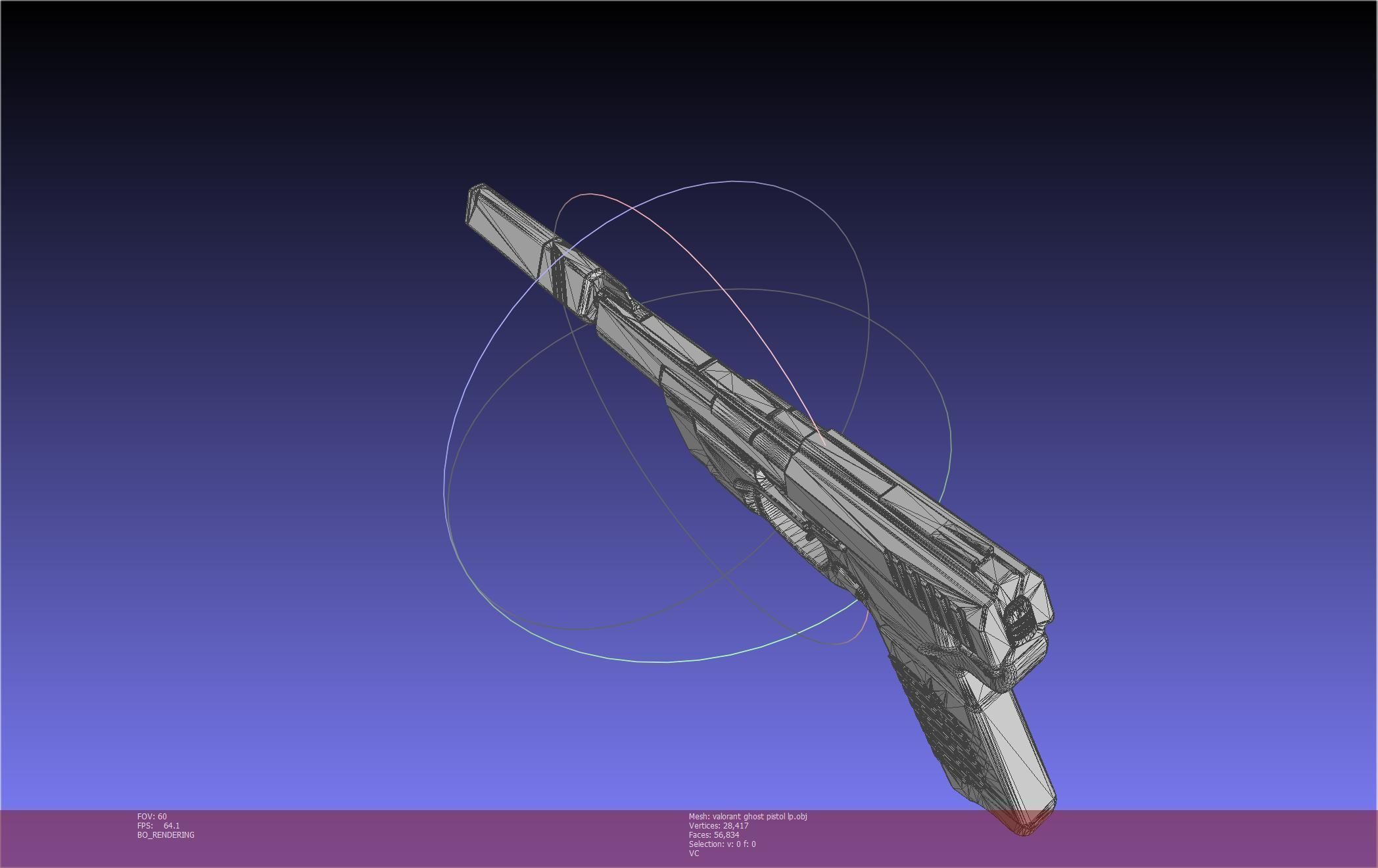 Valorant Ghost Pistol Basic Model 3D model_134