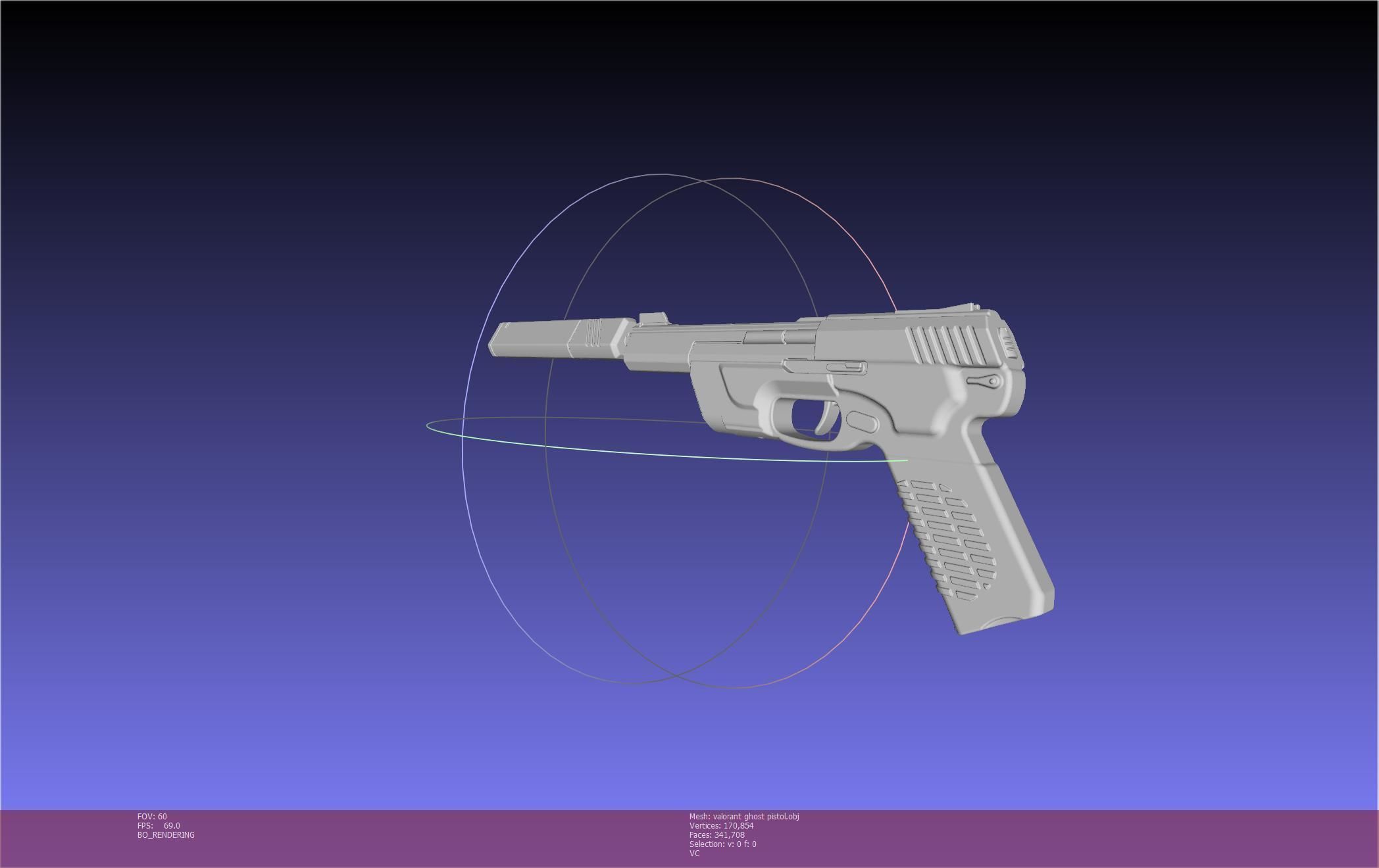 Valorant Ghost Pistol Basic Model 3D model_15