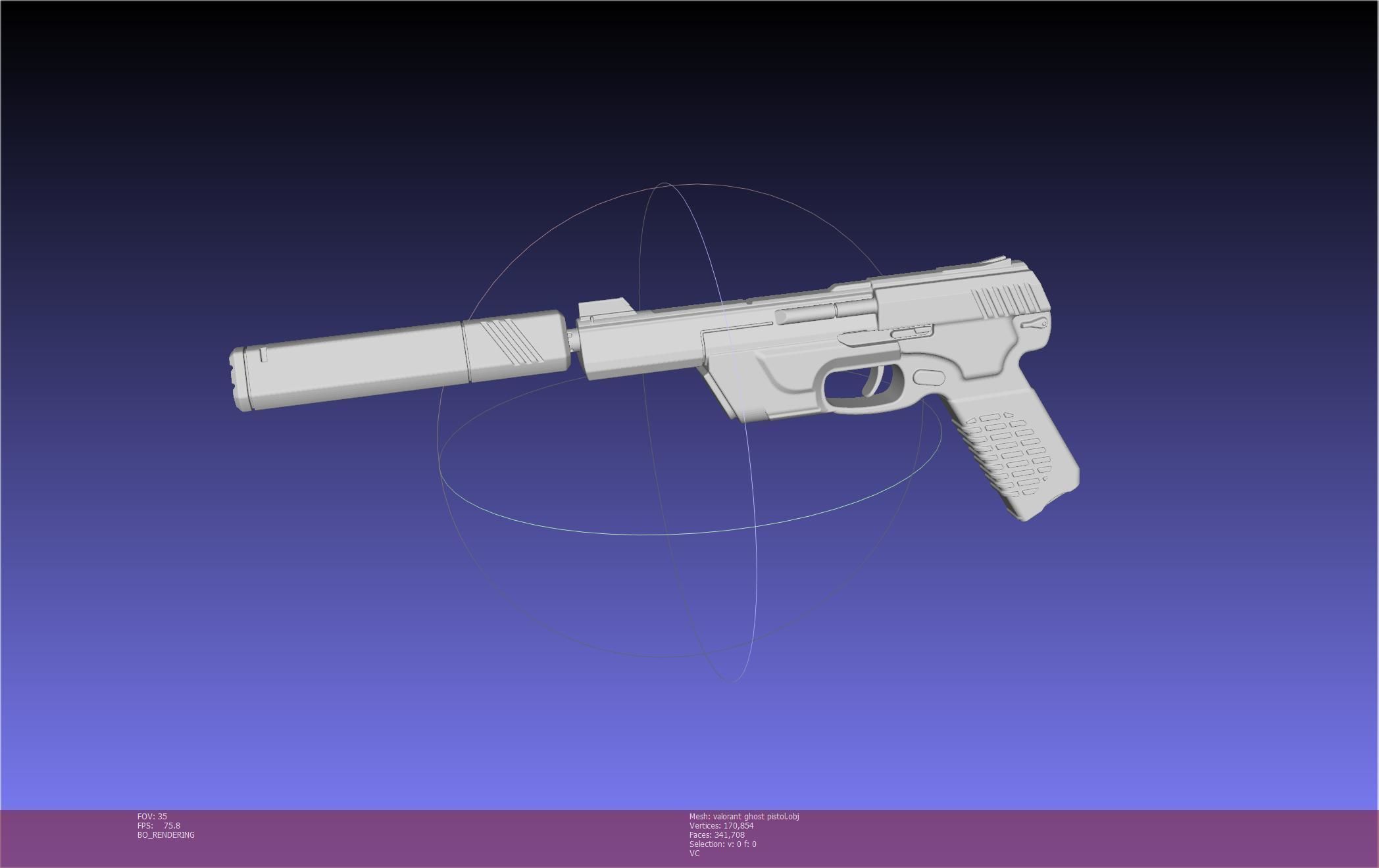 Valorant Ghost Pistol Basic Model 3D model_96