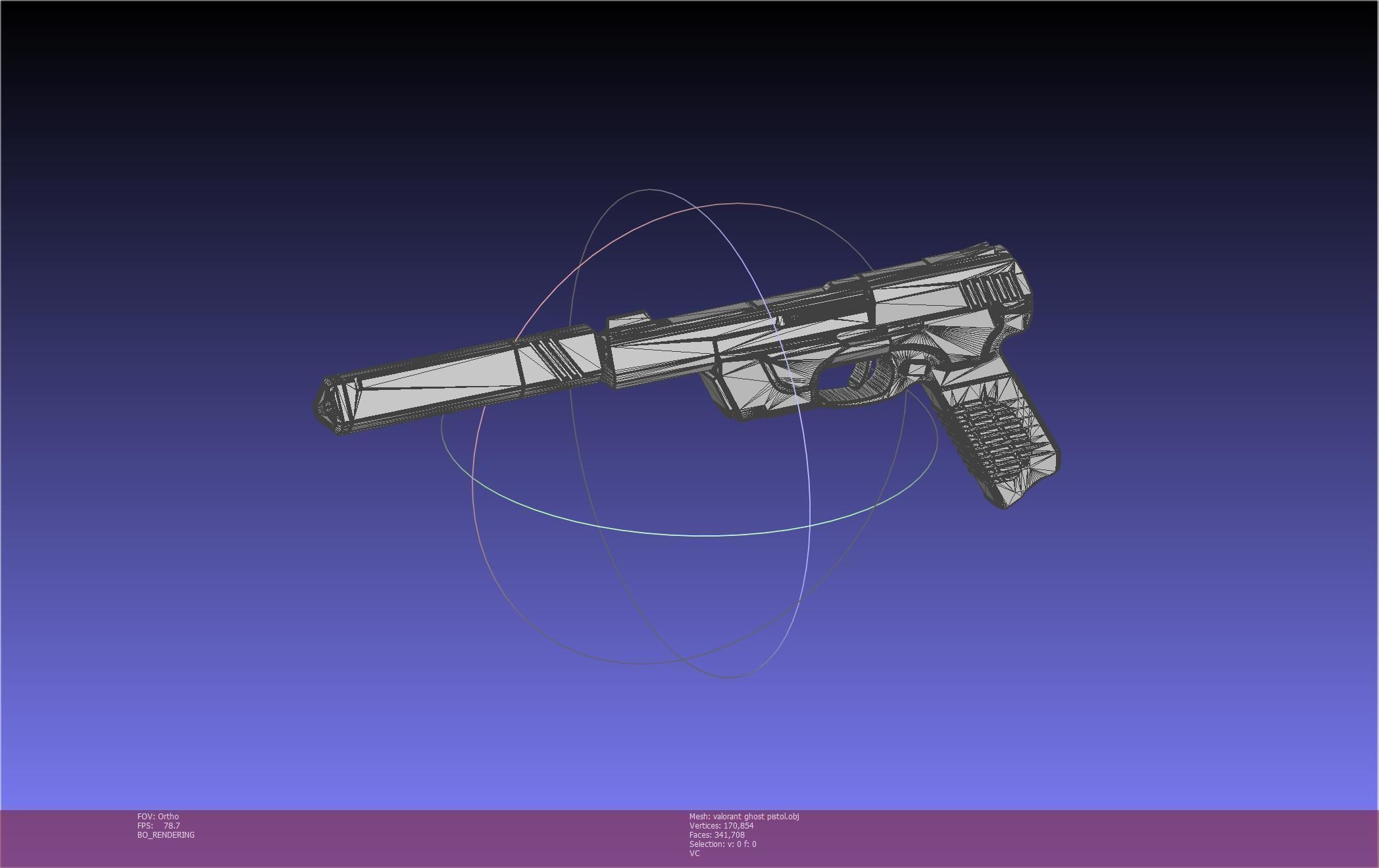 Valorant Ghost Pistol Basic Model 3D model_92