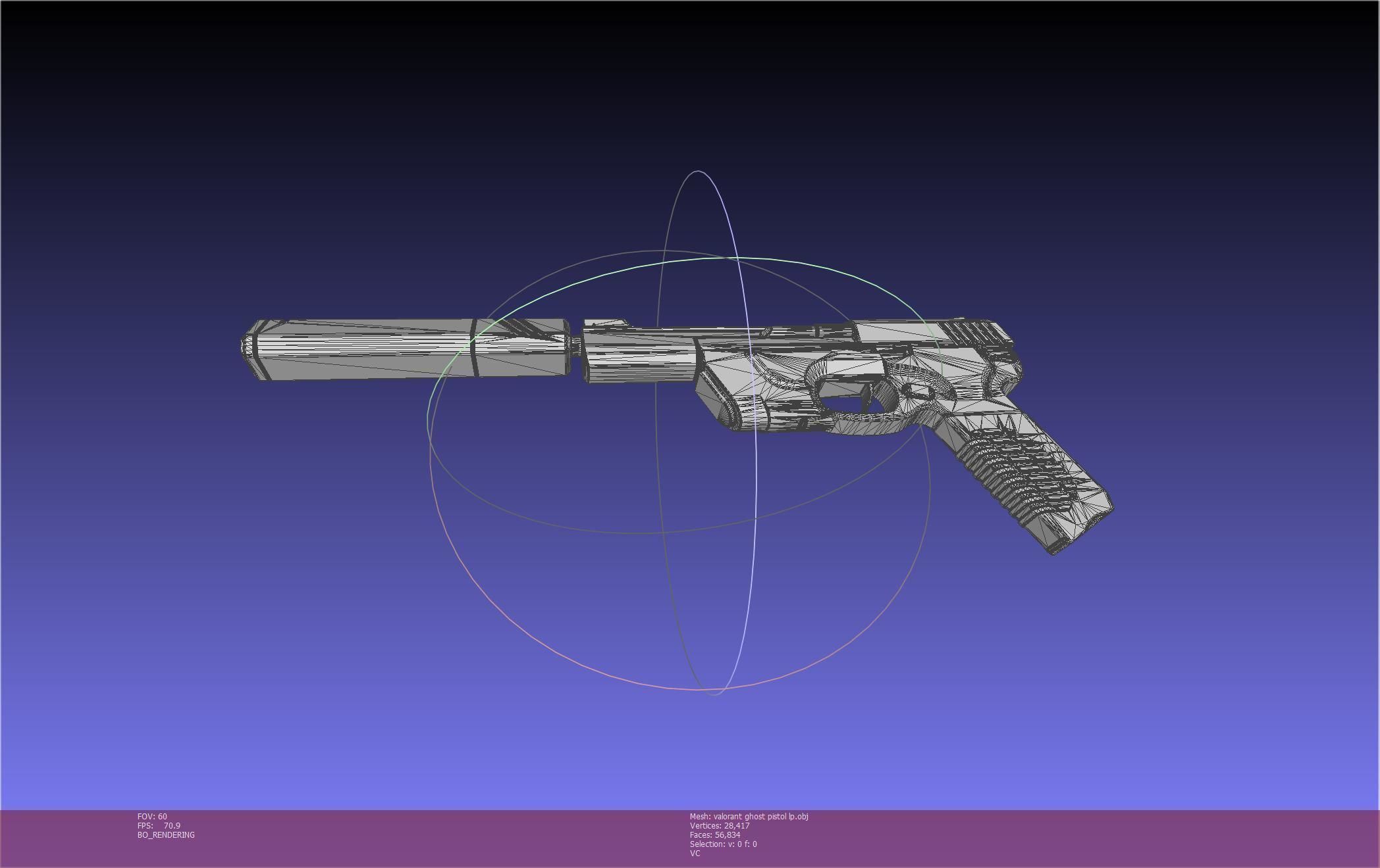 Valorant Ghost Pistol Basic Model 3D model_138