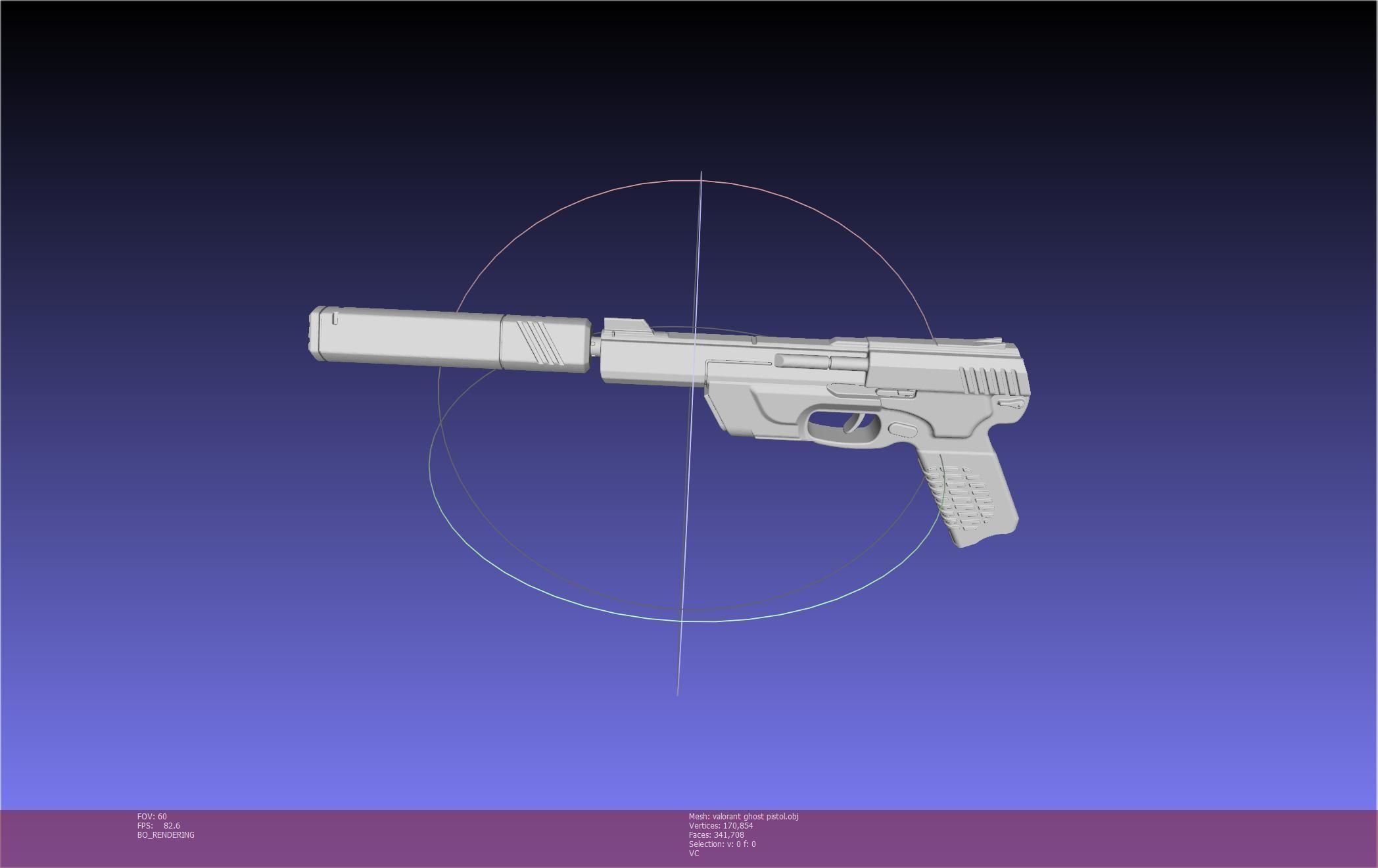 Valorant Ghost Pistol Basic Model 3D model_14