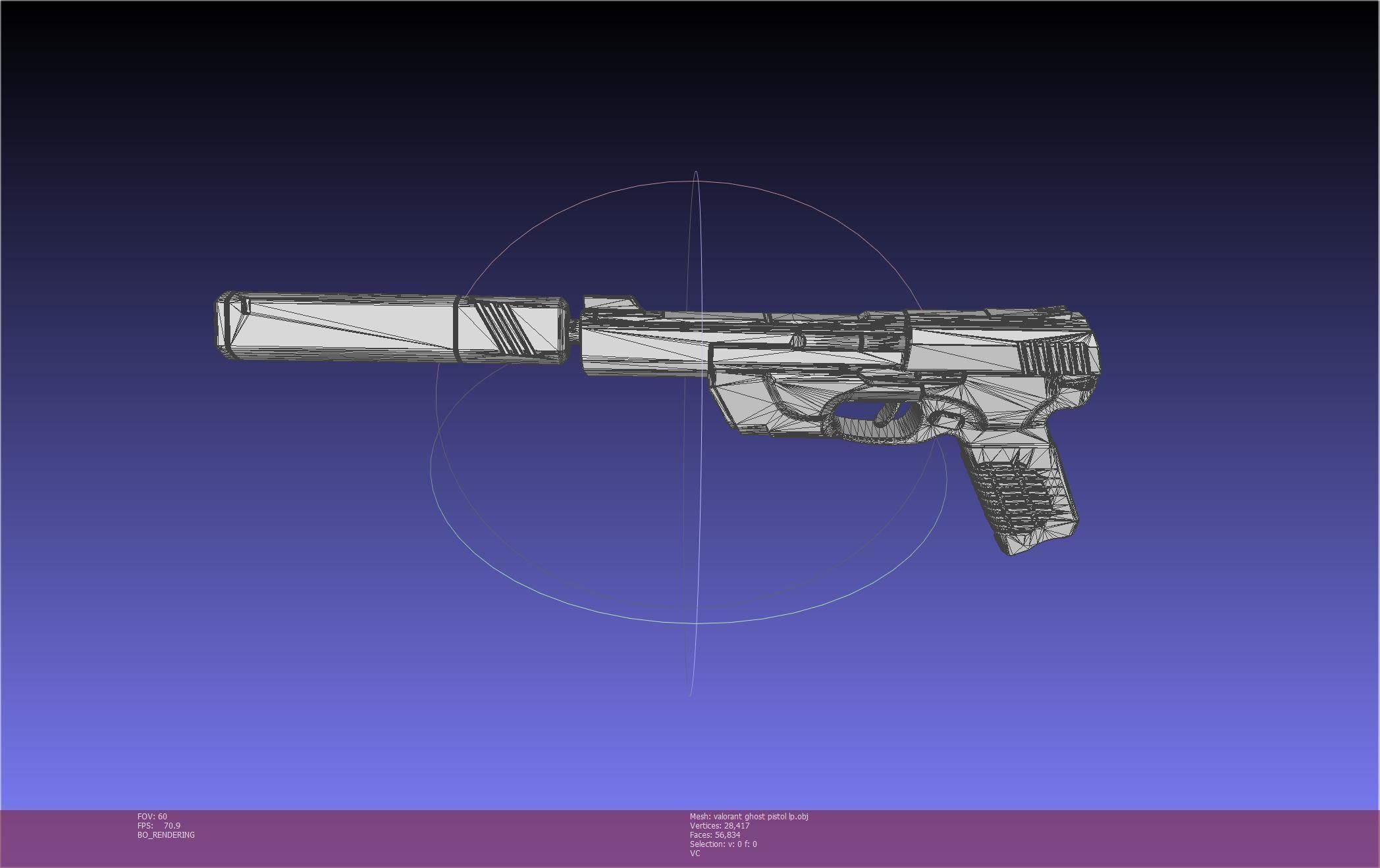 Valorant Ghost Pistol Basic Model 3D model_132
