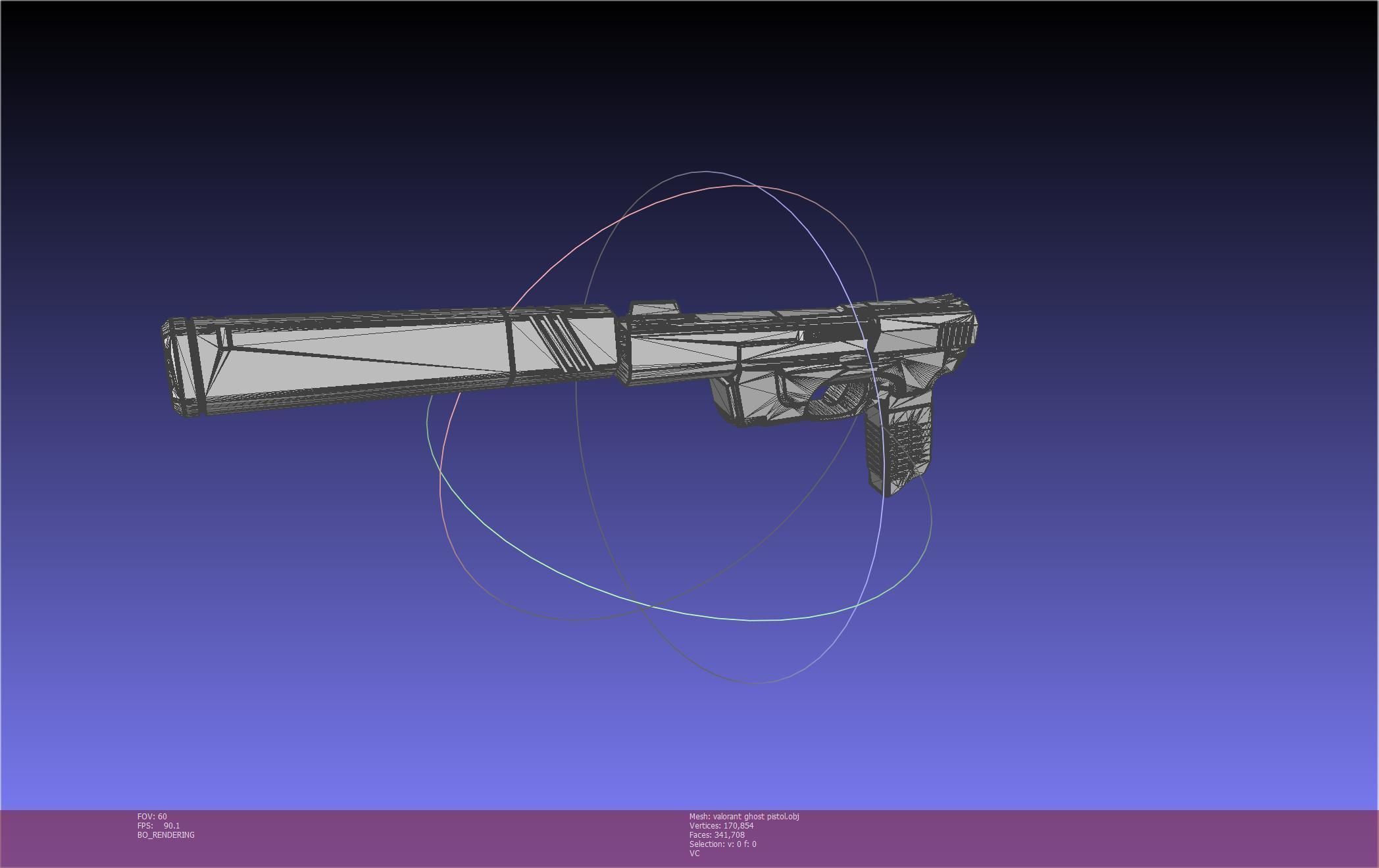 Valorant Ghost Pistol Basic Model 3D model_90